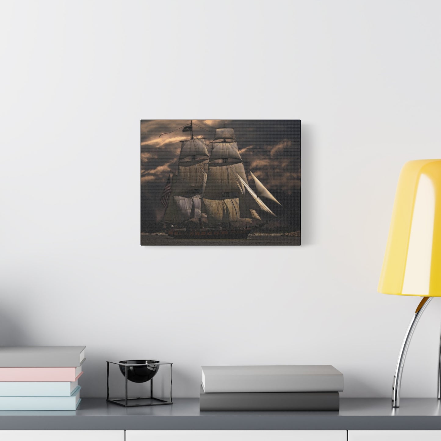 Sailing Ship Matte Canvas, Stretched, 1.25"