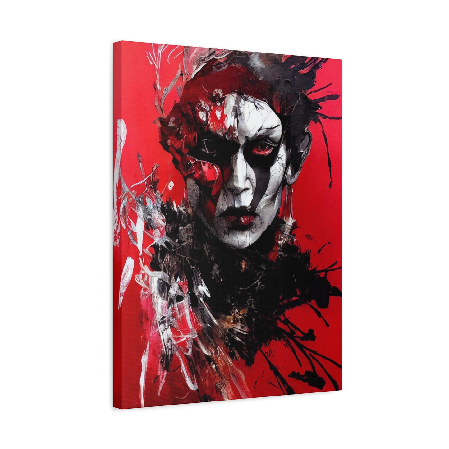 Shaman Red AI Gen Matte Canvas, Stretched, 1.25"