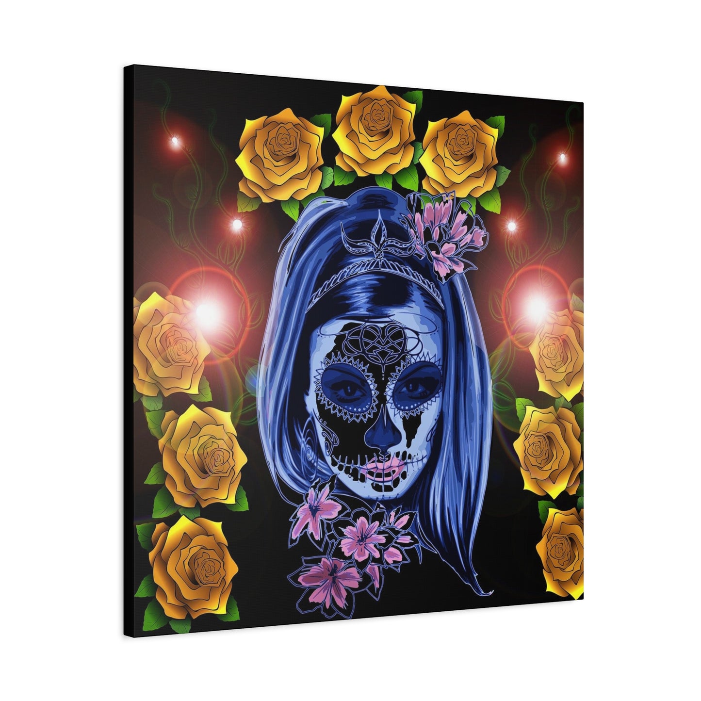 Day of the dead Matte Canvas, Stretched, 1.25"