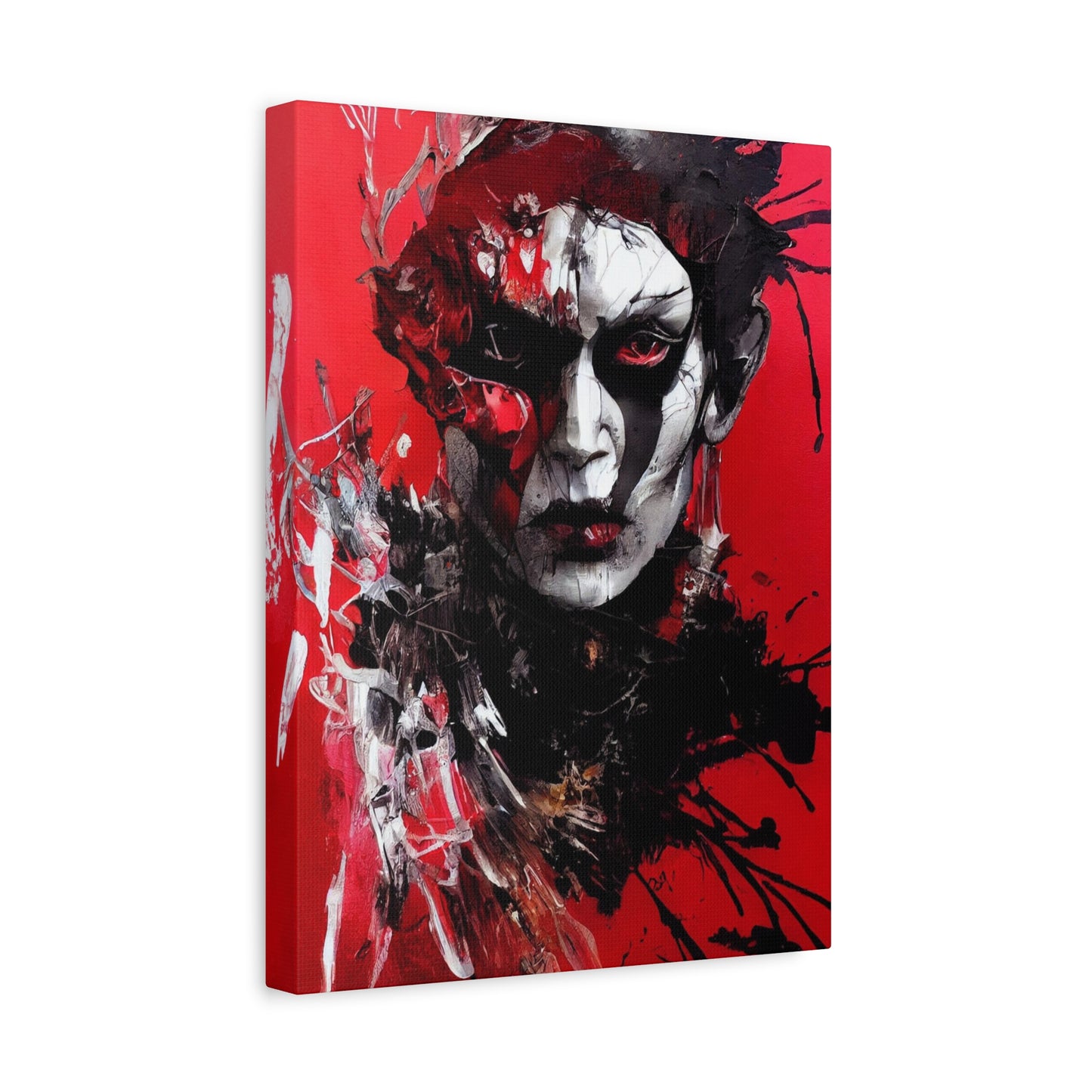 Shaman Red AI Gen Matte Canvas, Stretched, 1.25"