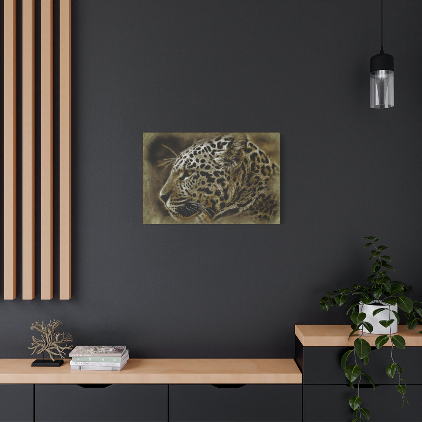 Jaguar Matte Canvas, Stretched, 1.25"