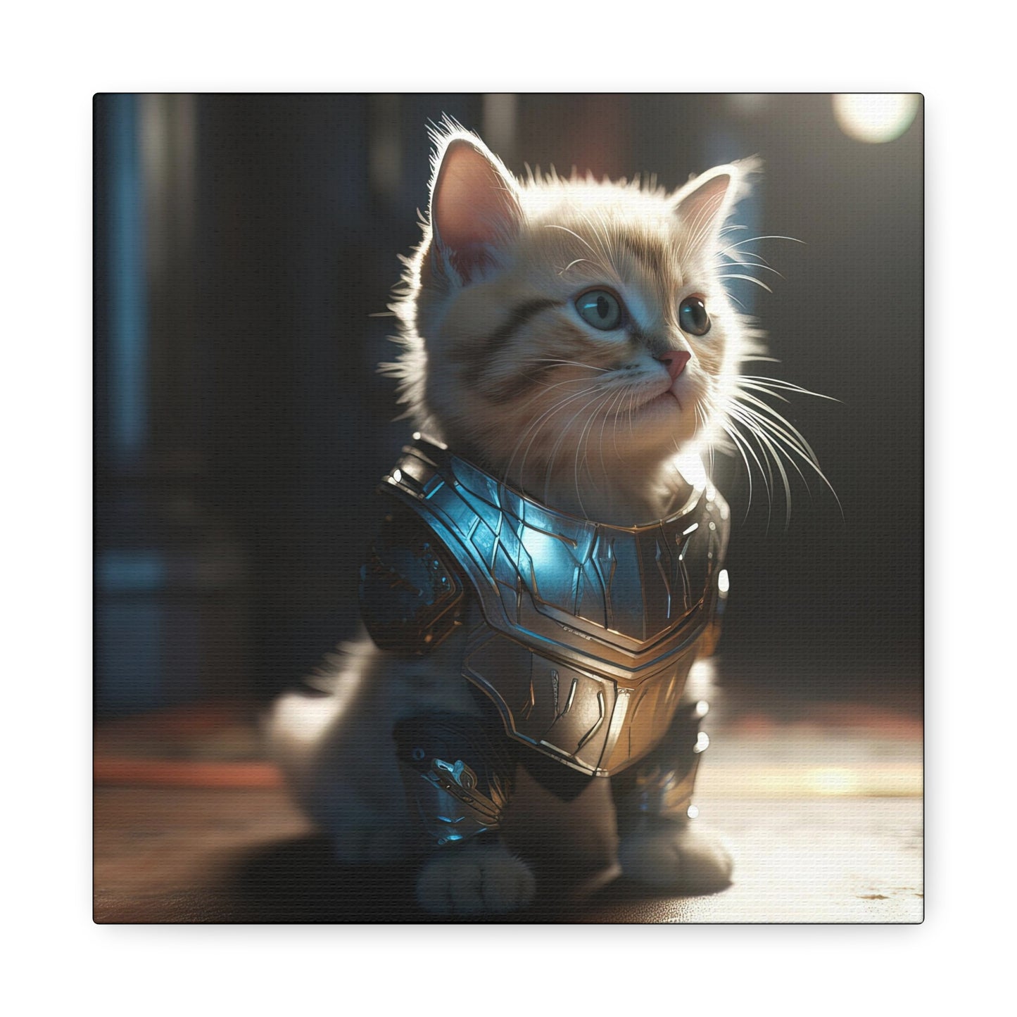 Thunder Kitten Matte Canvas, Stretched, 1.25"