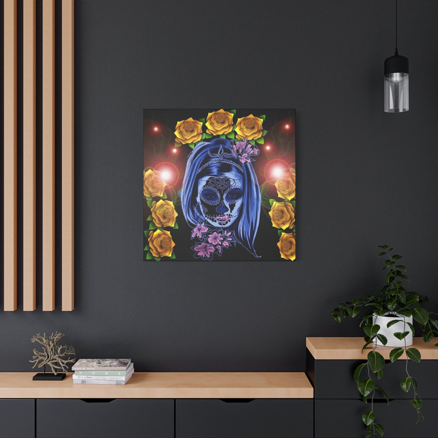 Day of the dead Matte Canvas, Stretched, 1.25"