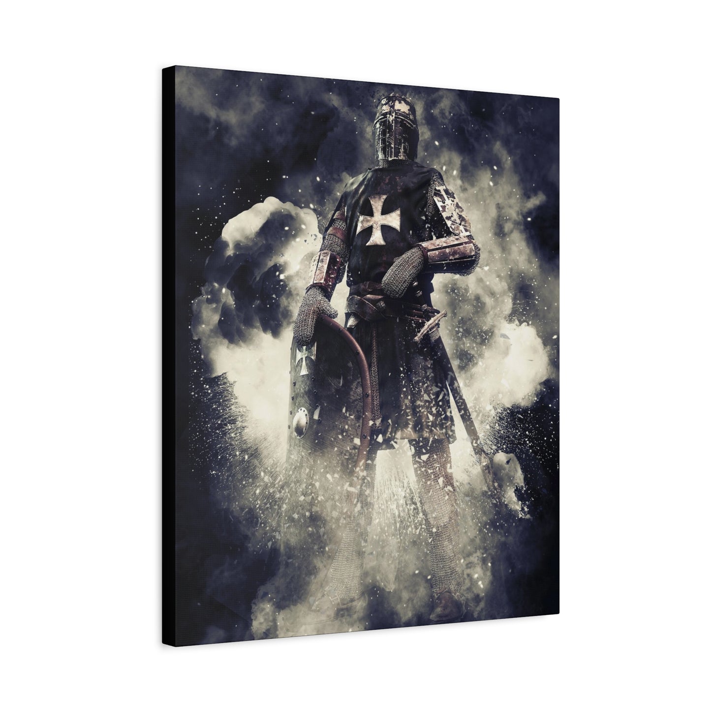 Knight Crusader Matte Canvas, Stretched, 1.25"