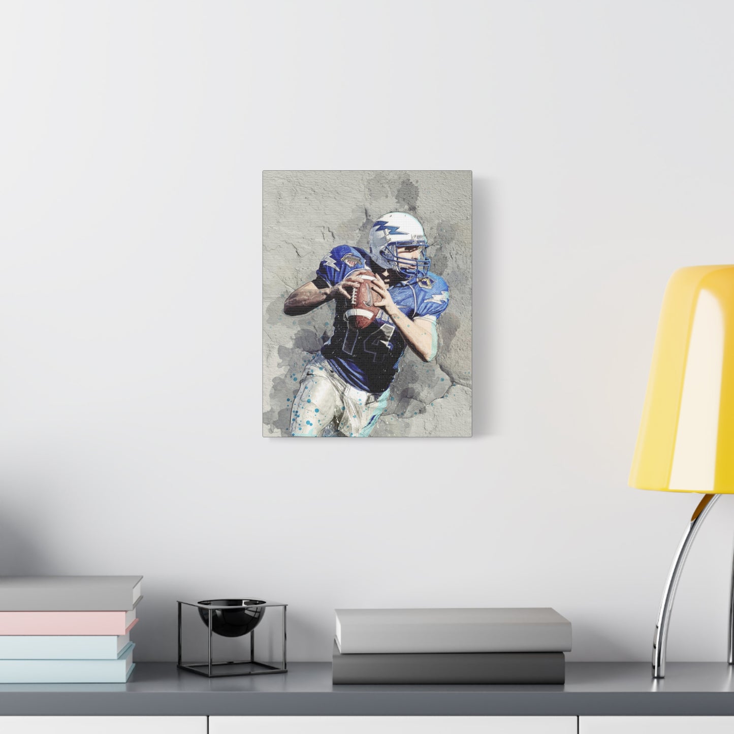 Quarterback Matte Canvas, Stretched, 1.25"