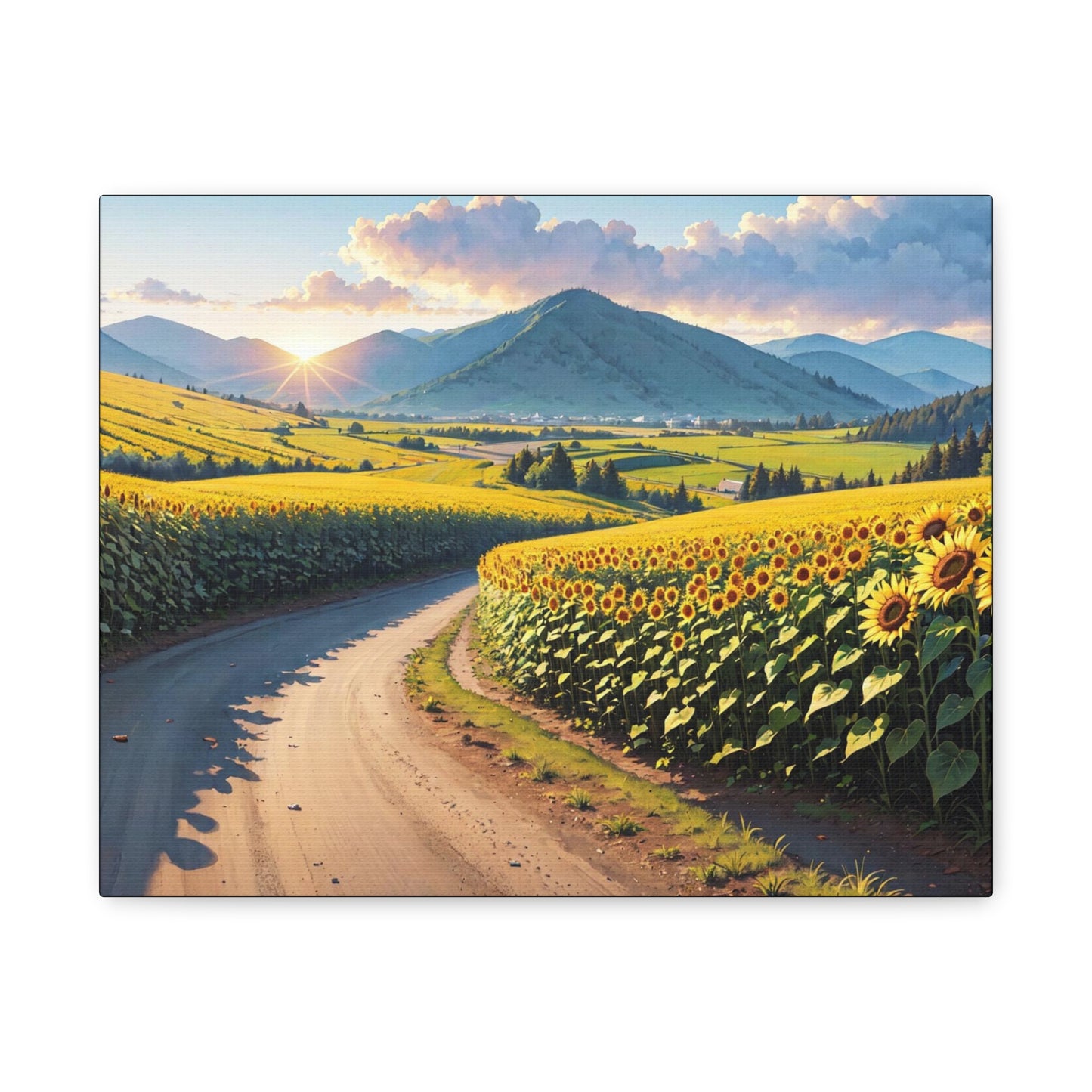 SunflowerAI Gen Matte Canvas, Stretched, 1.25"