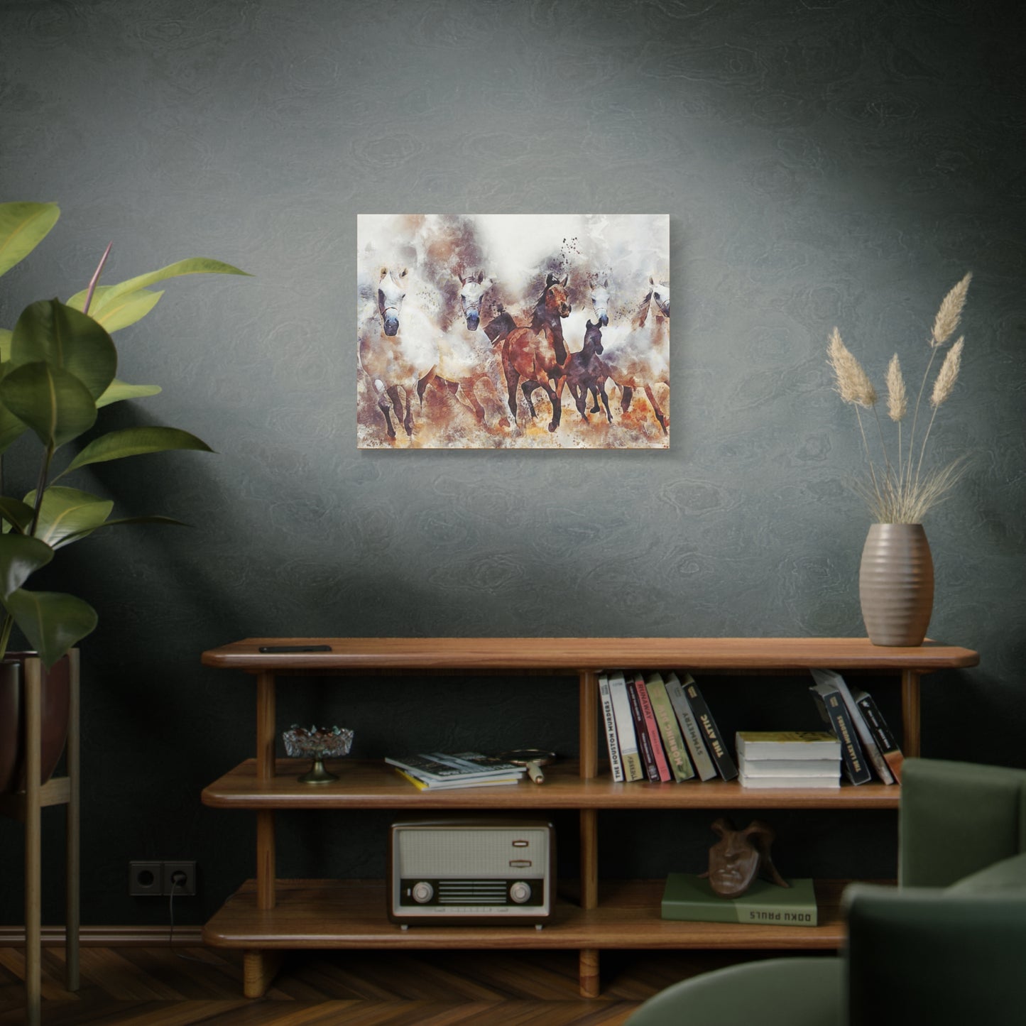 Horses Matte Canvas, Stretched, 1.25"