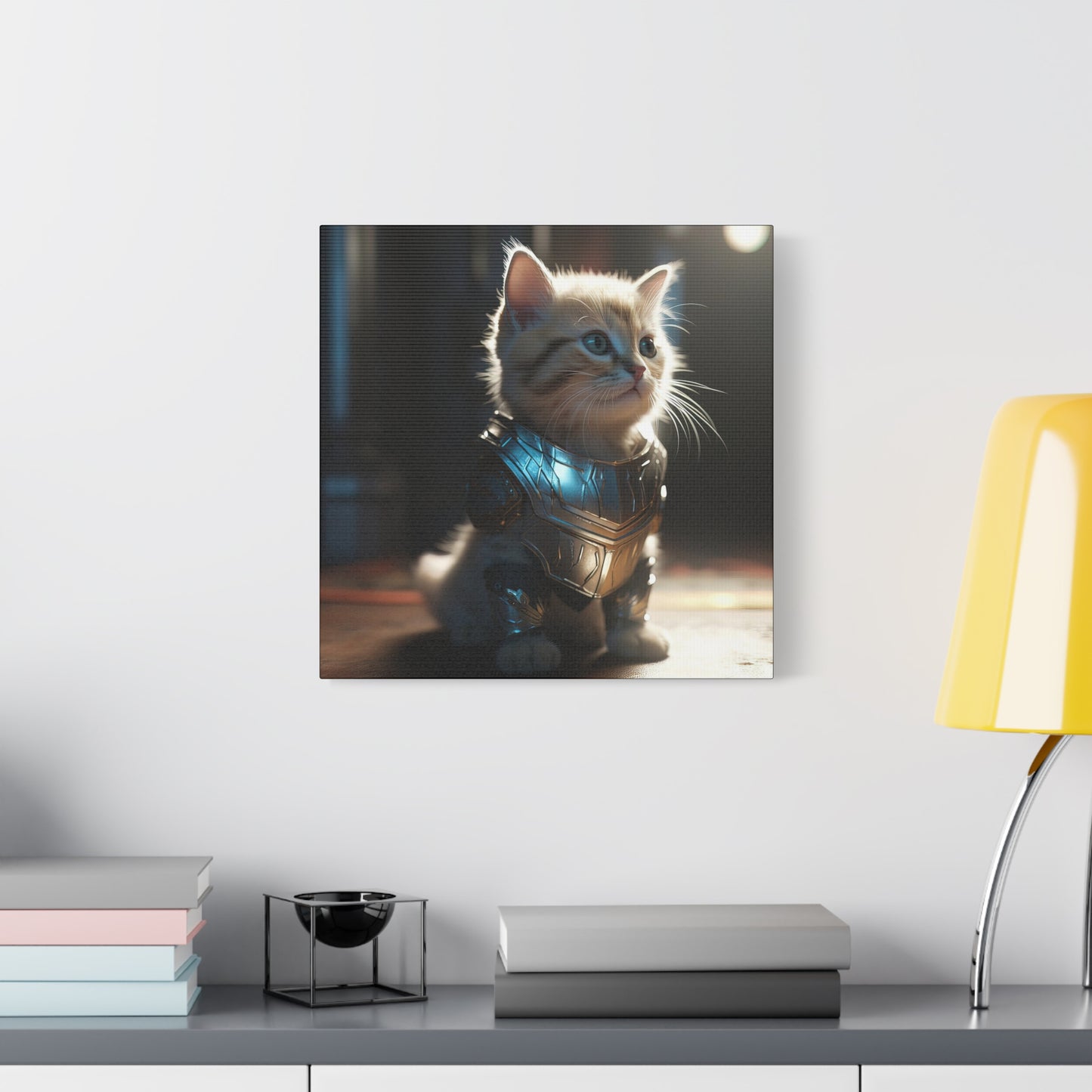 Thunder Kitten Matte Canvas, Stretched, 1.25"