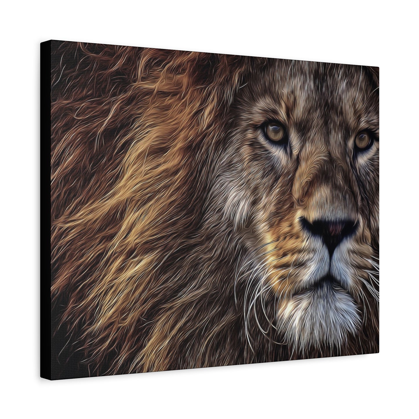 Lion Matte Canvas, Stretched, 1.25"