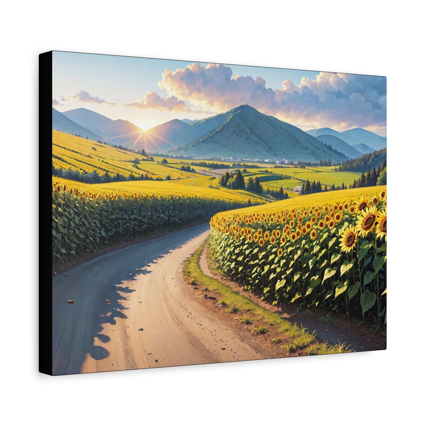 SunflowerAI Gen Matte Canvas, Stretched, 1.25"