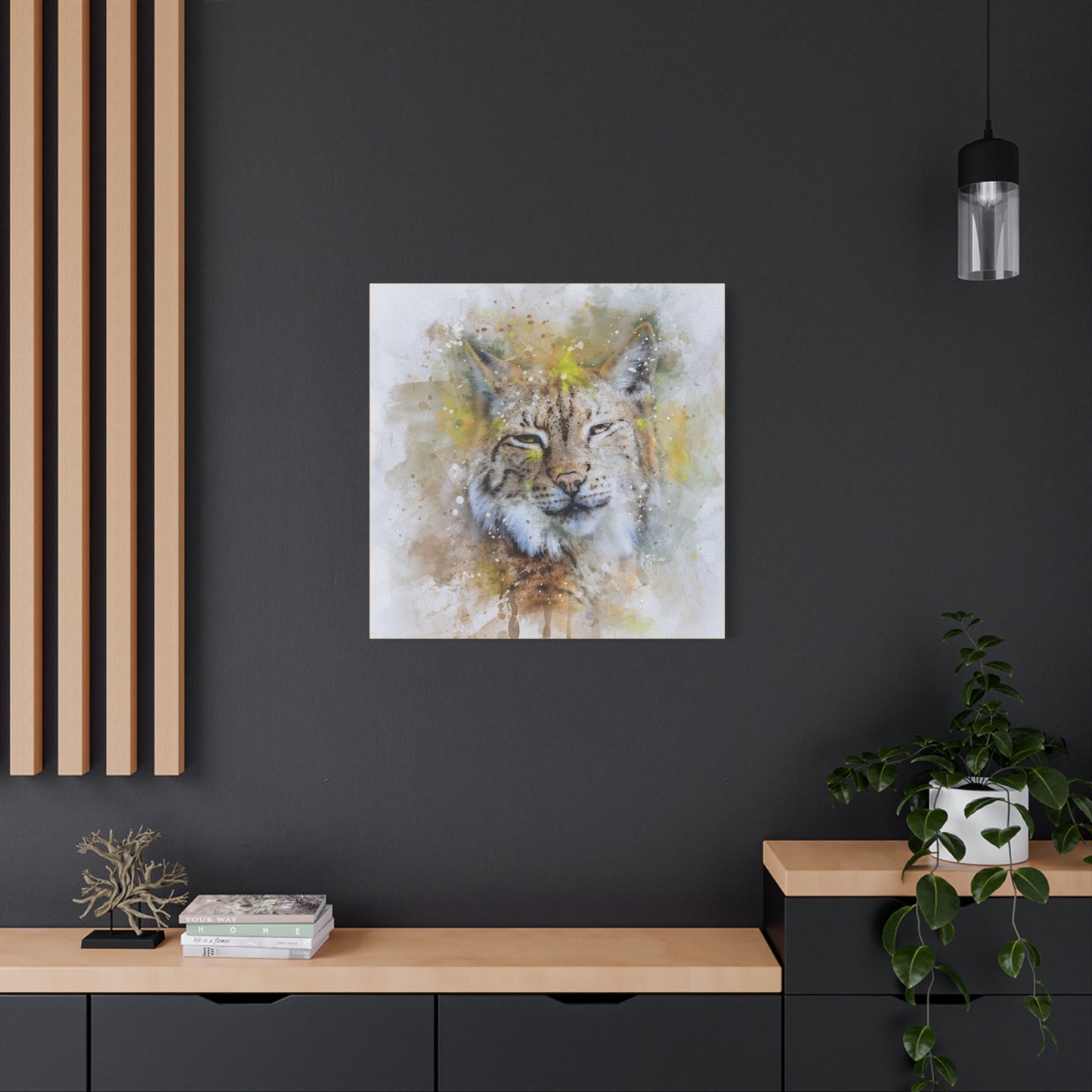 Bobcat Matte Canvas, Stretched, 1.25"