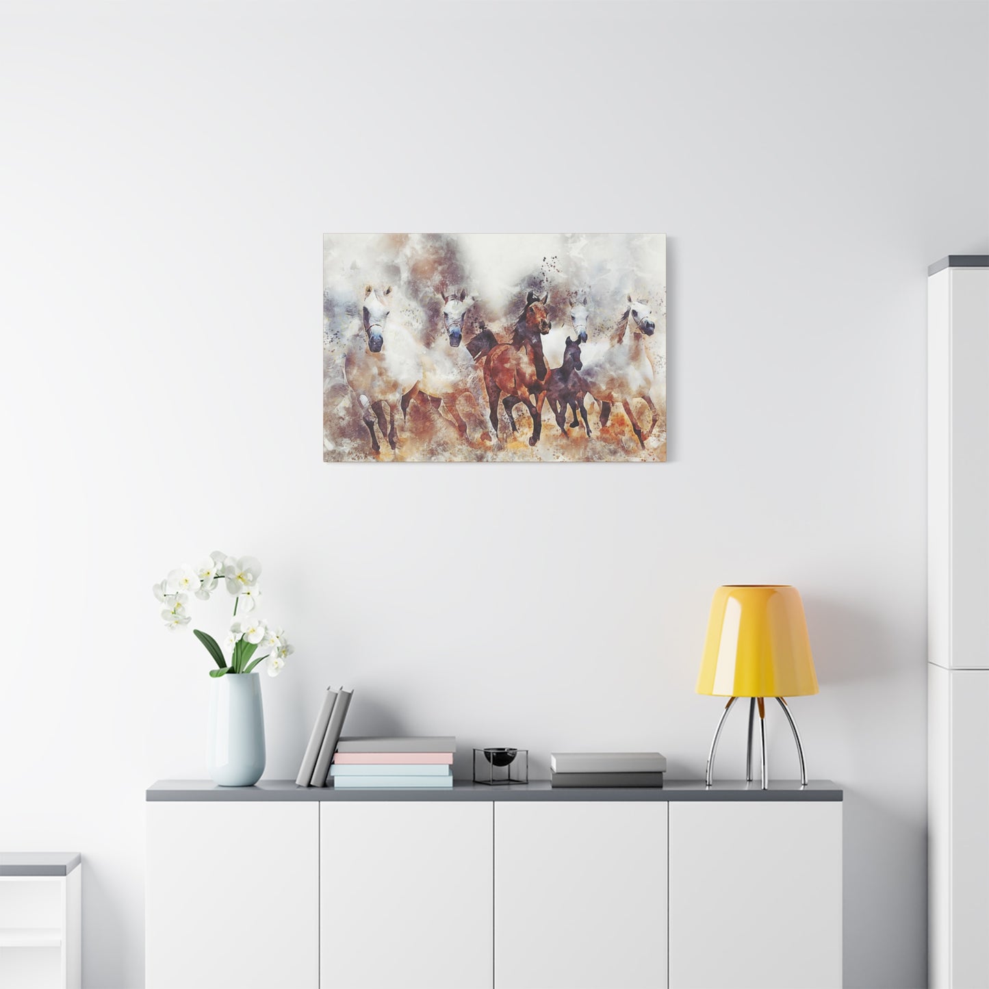 Horses Matte Canvas, Stretched, 1.25"