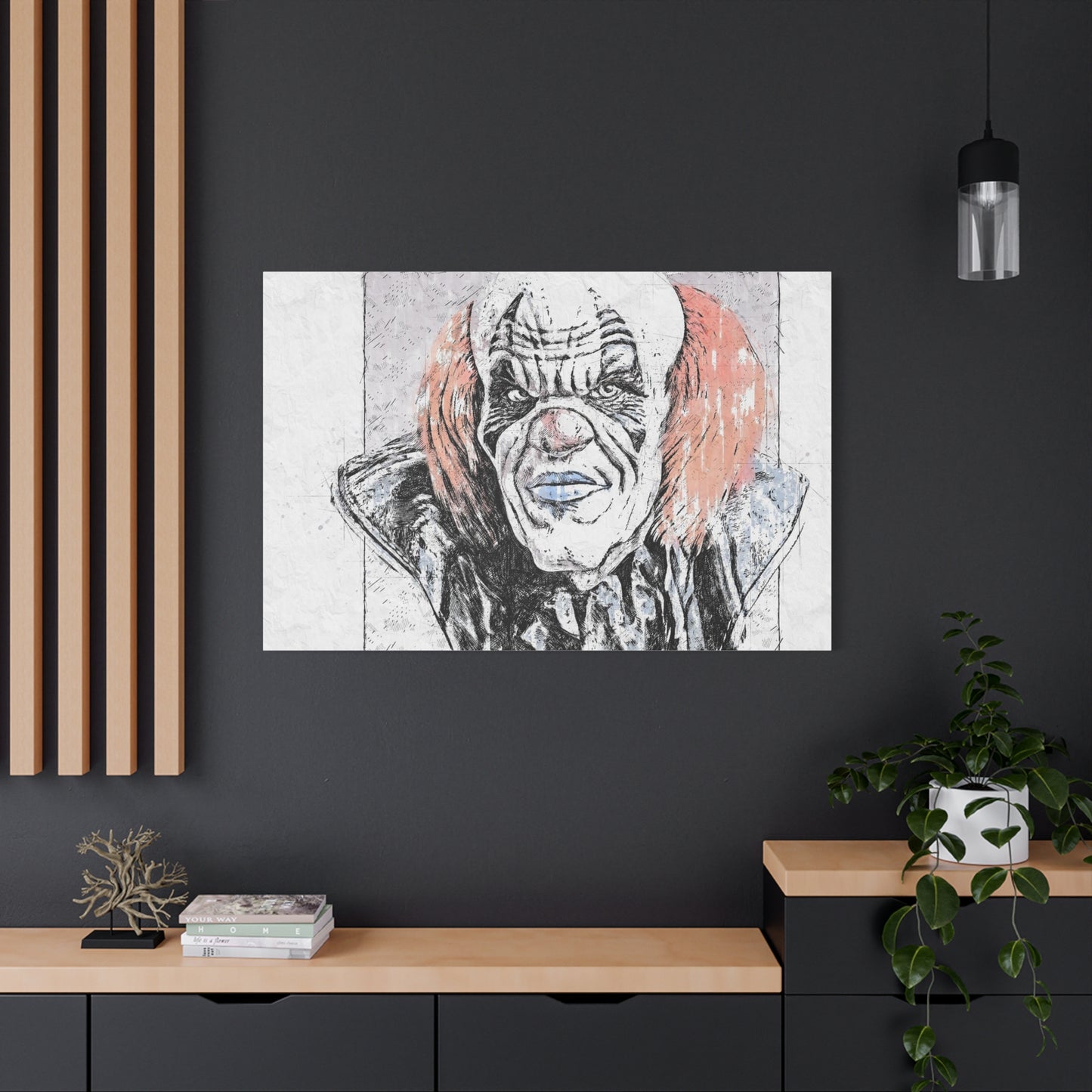 Clown Matte Canvas, Stretched, 1.25"
