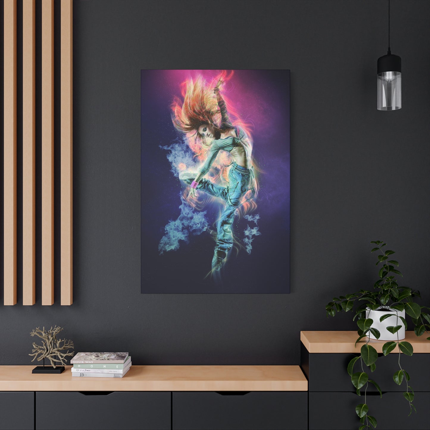 Dancing Woman Matte Canvas, Stretched, 1.25"