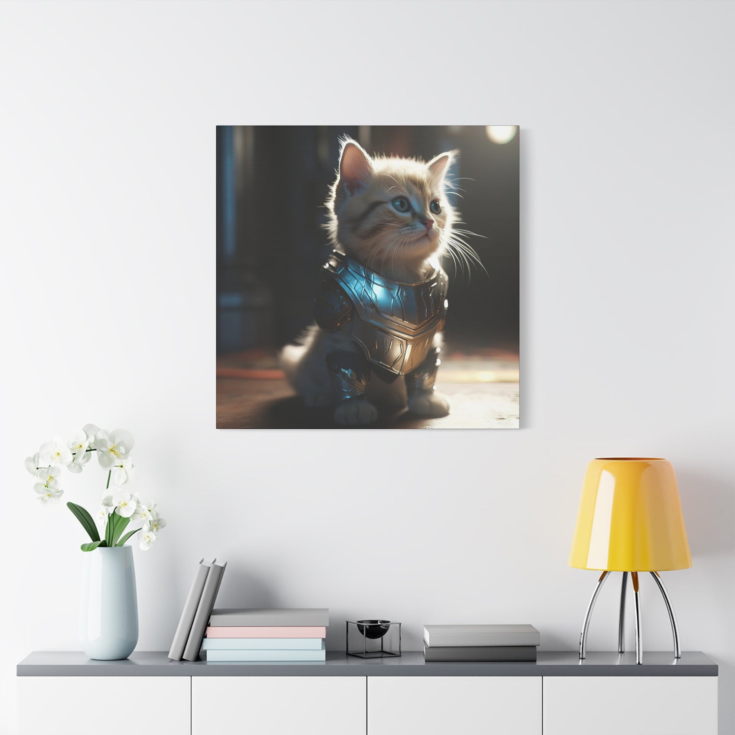 Thunder Kitten Matte Canvas, Stretched, 1.25"