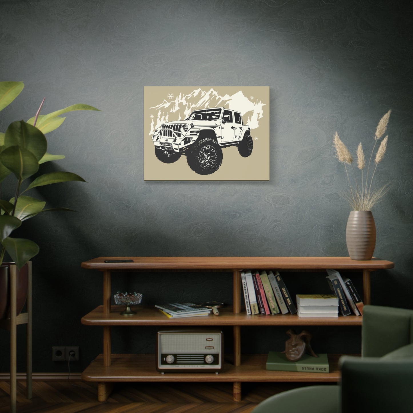 Jeep Matte Canvas, Stretched, 1.25"