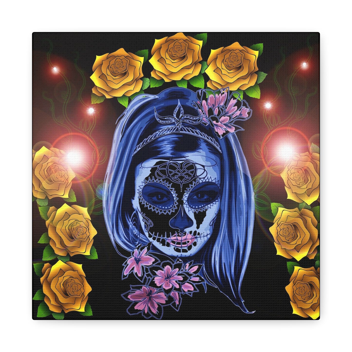 Day of the dead Matte Canvas, Stretched, 1.25"