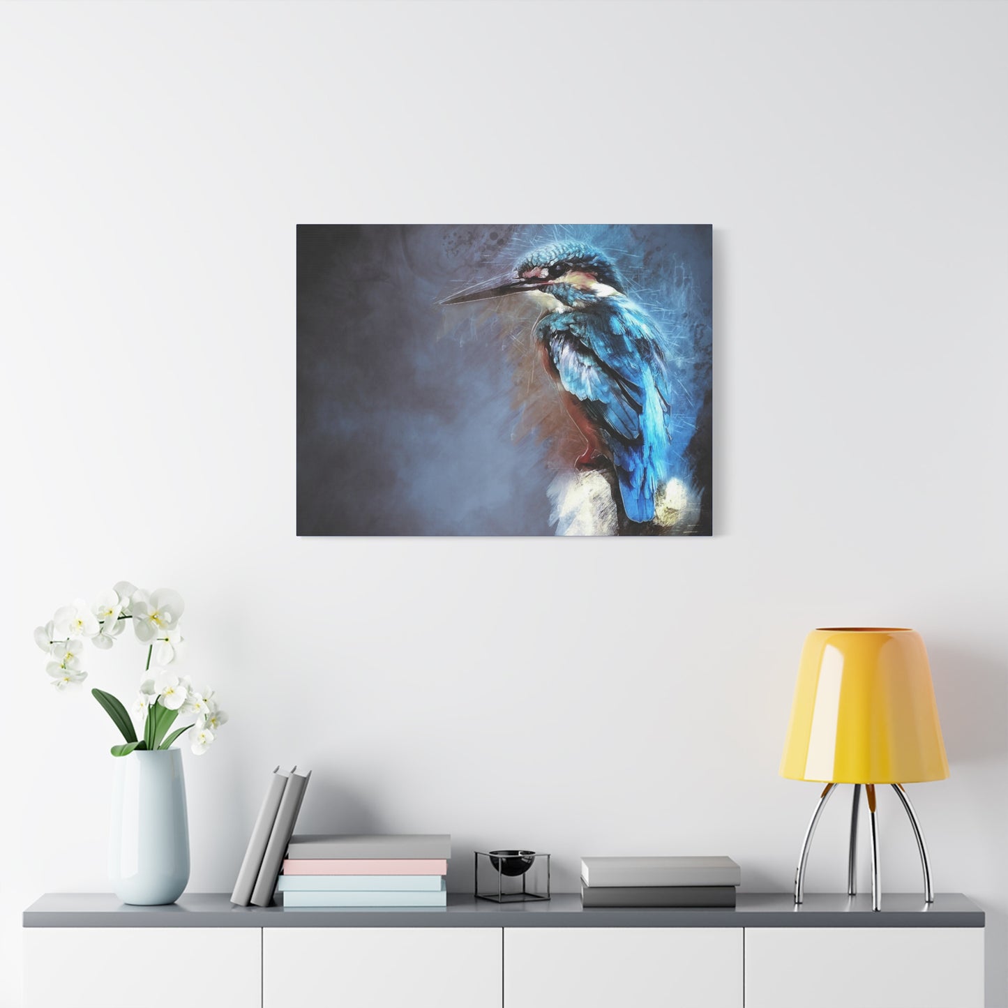 Kingfisher Matte Canvas, Stretched, 1.25"