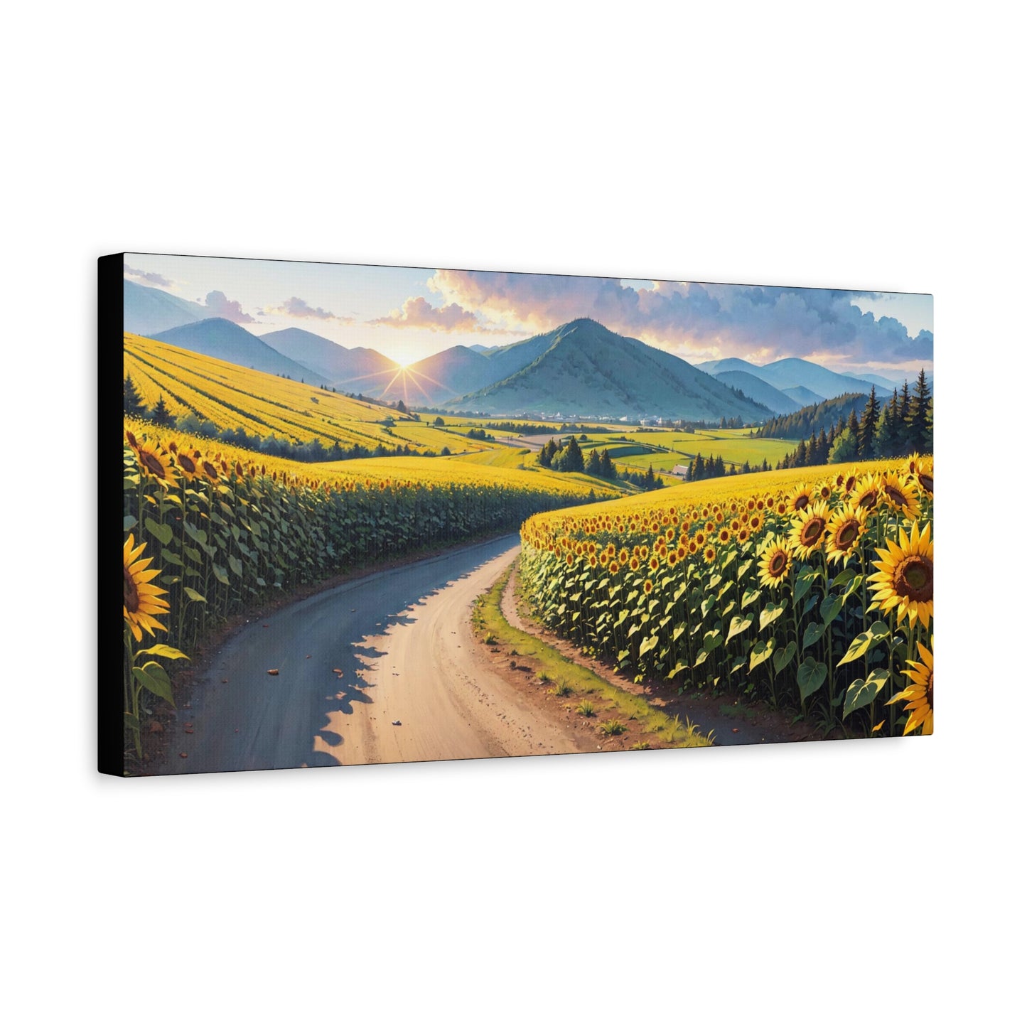 SunflowerAI Gen Matte Canvas, Stretched, 1.25"