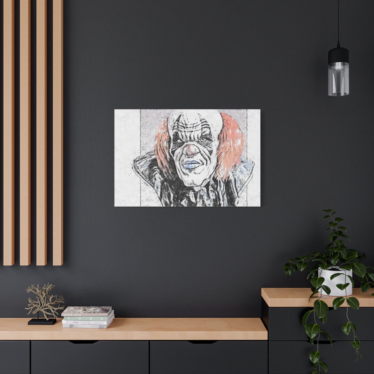 Clown Matte Canvas, Stretched, 1.25"