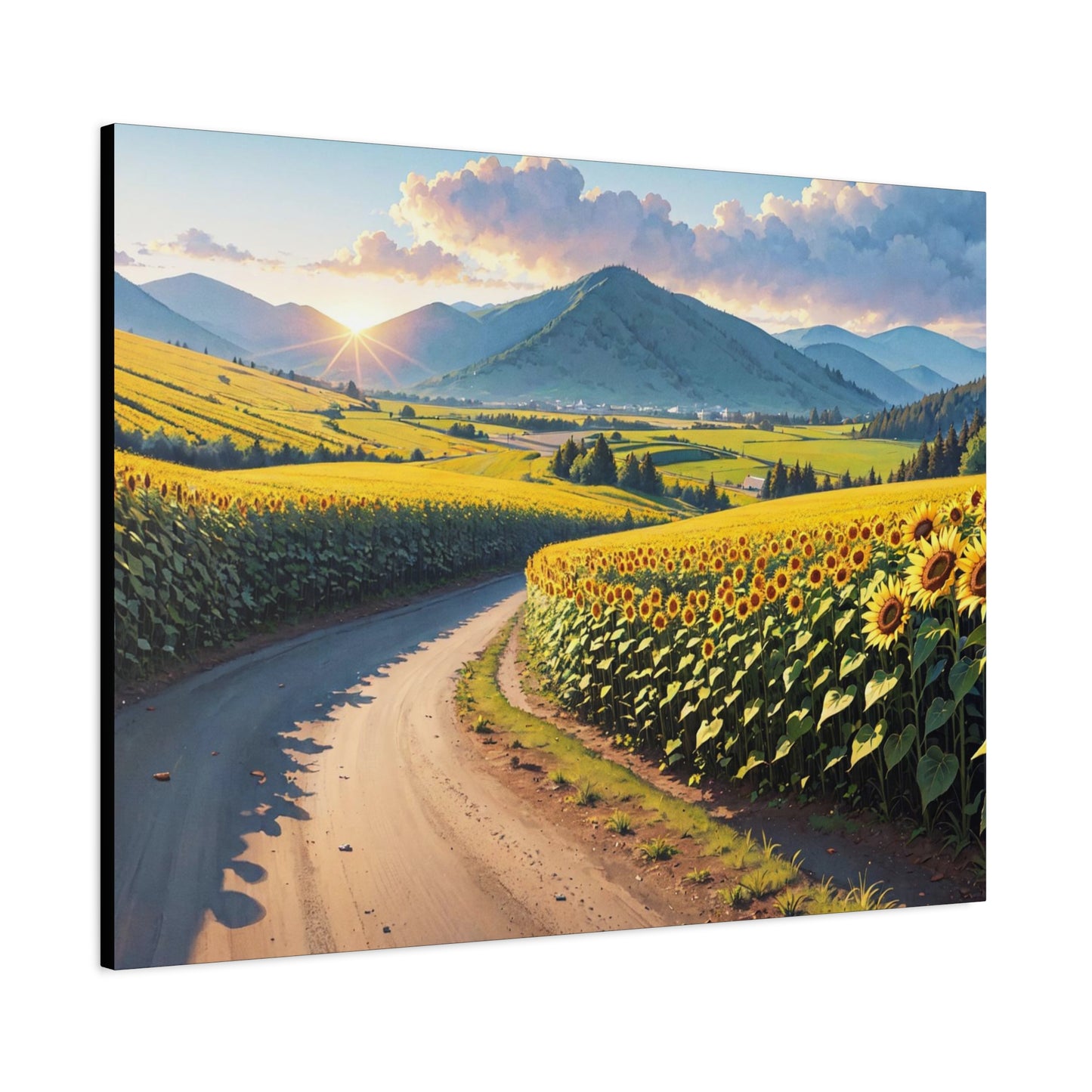 SunflowerAI Gen Matte Canvas, Stretched, 1.25"