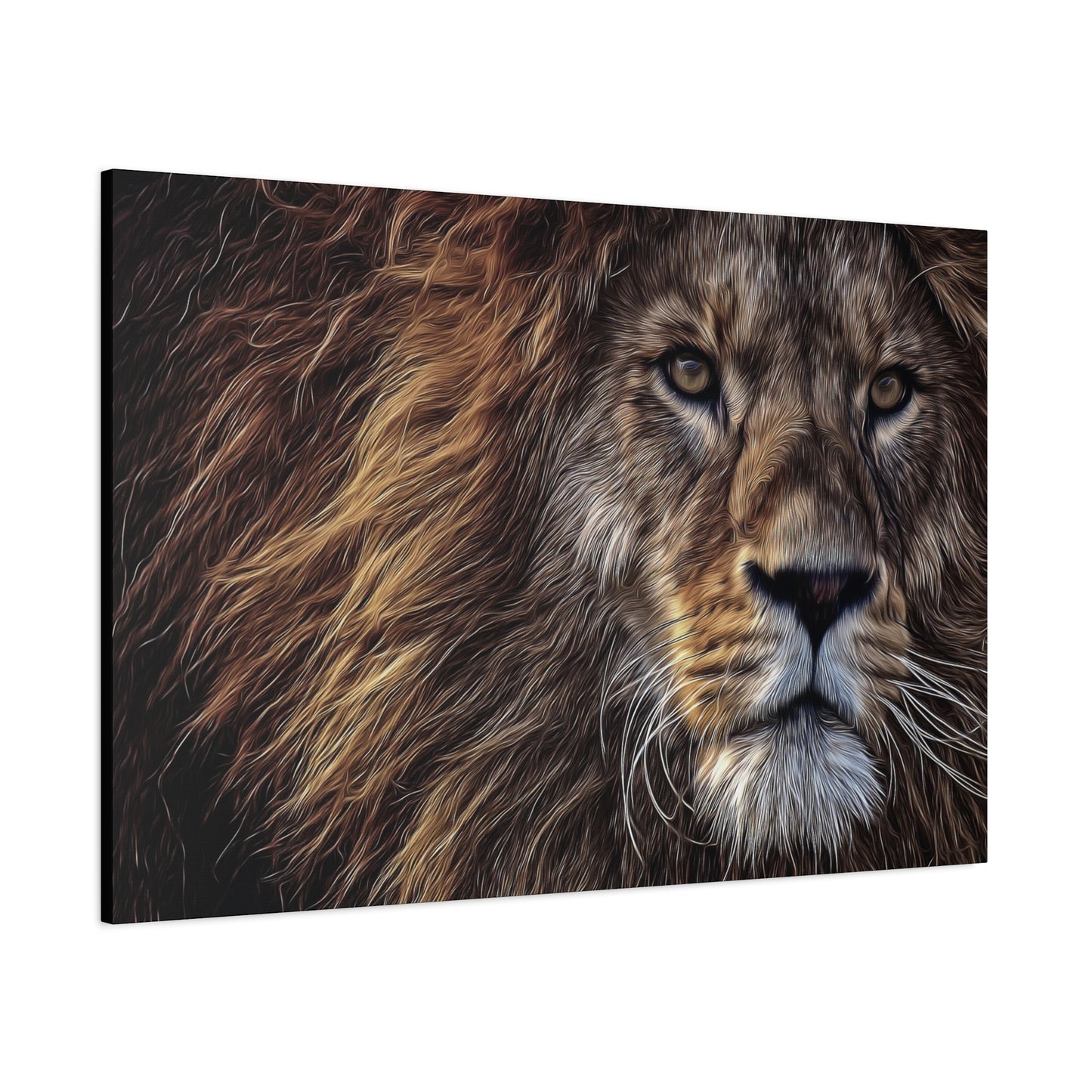 Lion Matte Canvas, Stretched, 1.25"