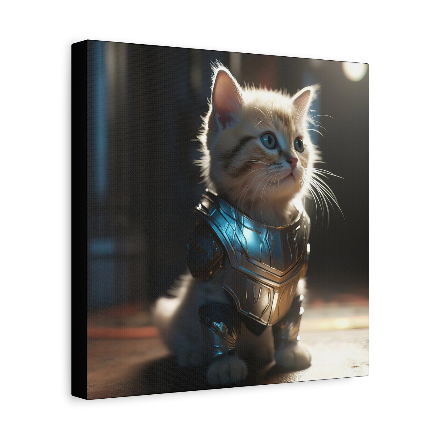 Thunder Kitten Matte Canvas, Stretched, 1.25"