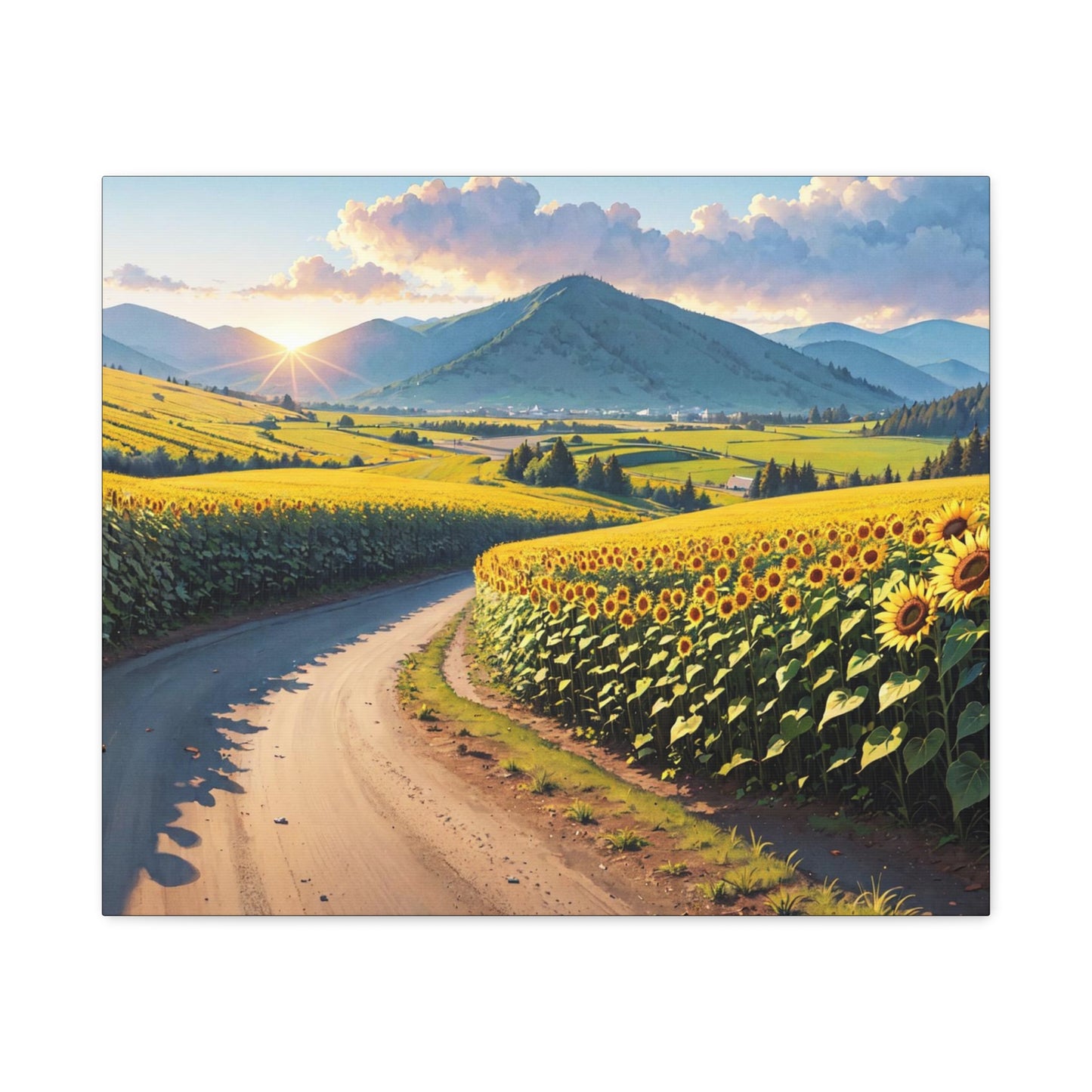 SunflowerAI Gen Matte Canvas, Stretched, 1.25"