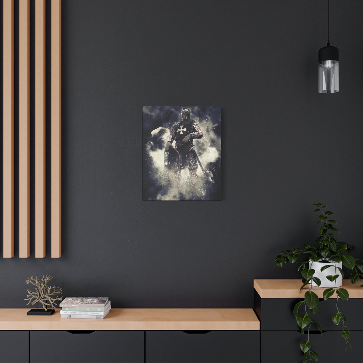 Knight Crusader Matte Canvas, Stretched, 1.25"