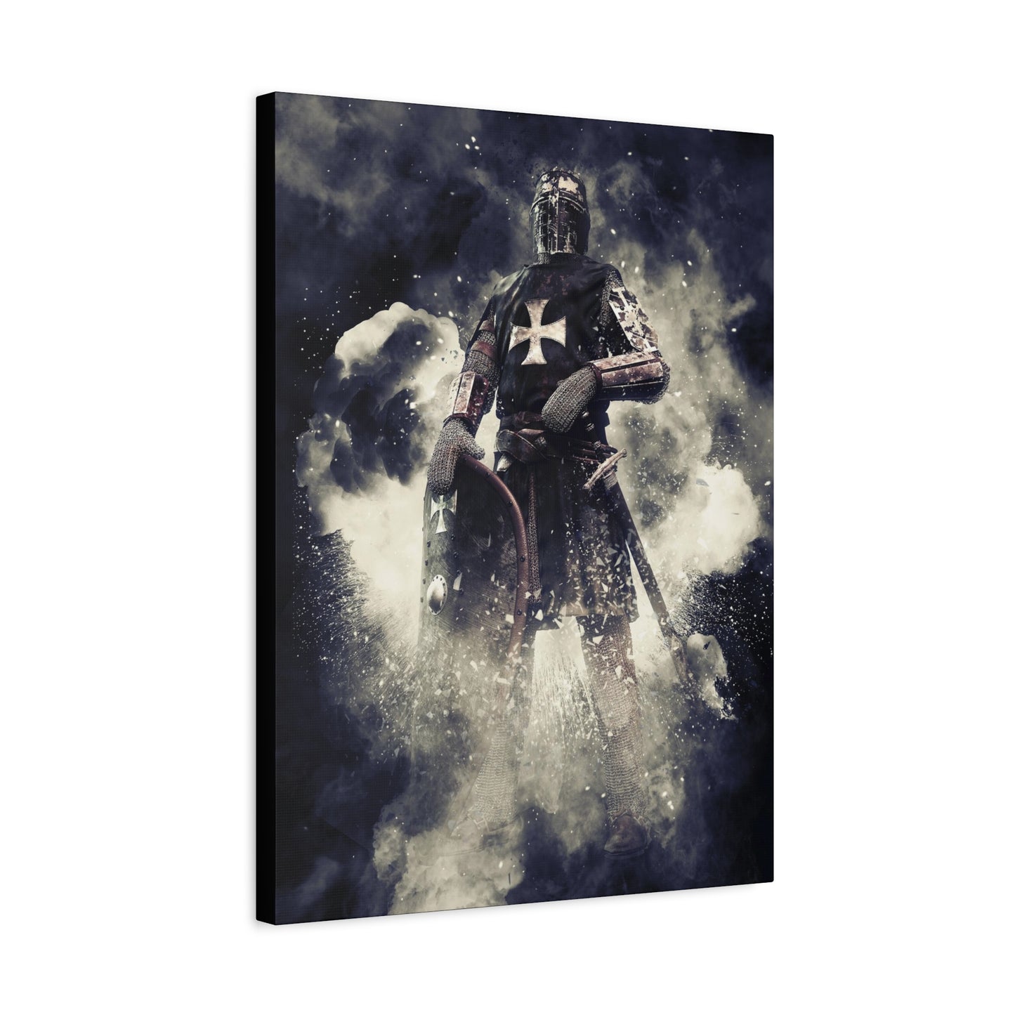 Knight Crusader Matte Canvas, Stretched, 1.25"