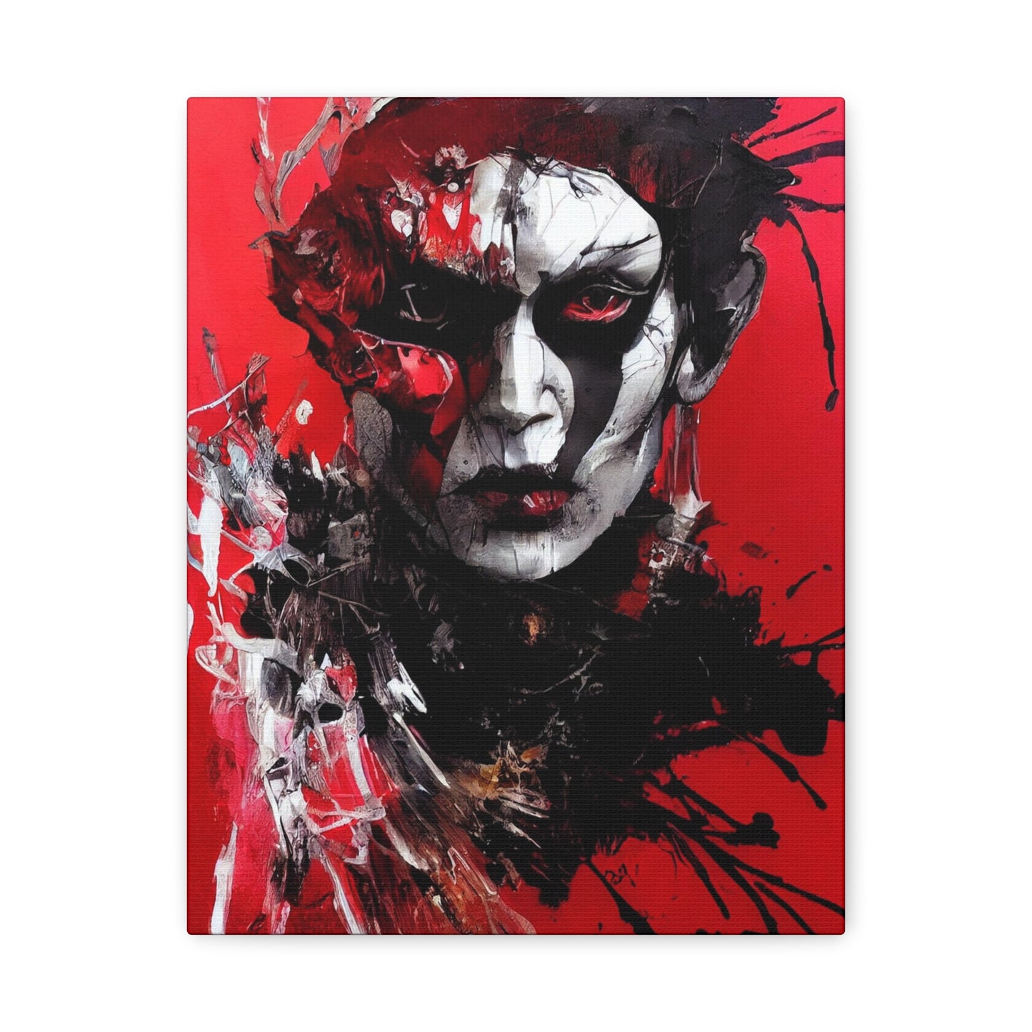 Shaman Red AI Gen Matte Canvas, Stretched, 1.25"