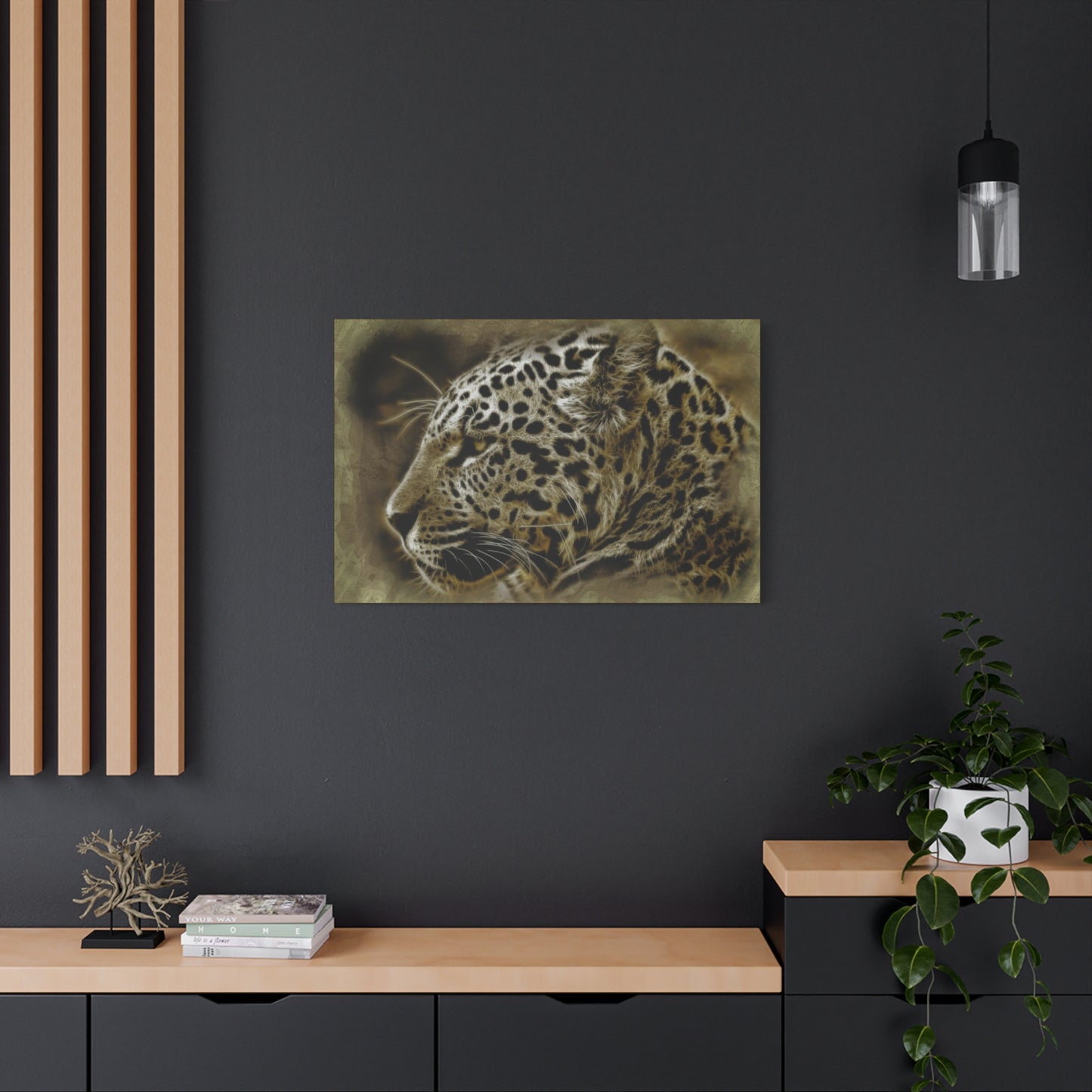Jaguar Matte Canvas, Stretched, 1.25"