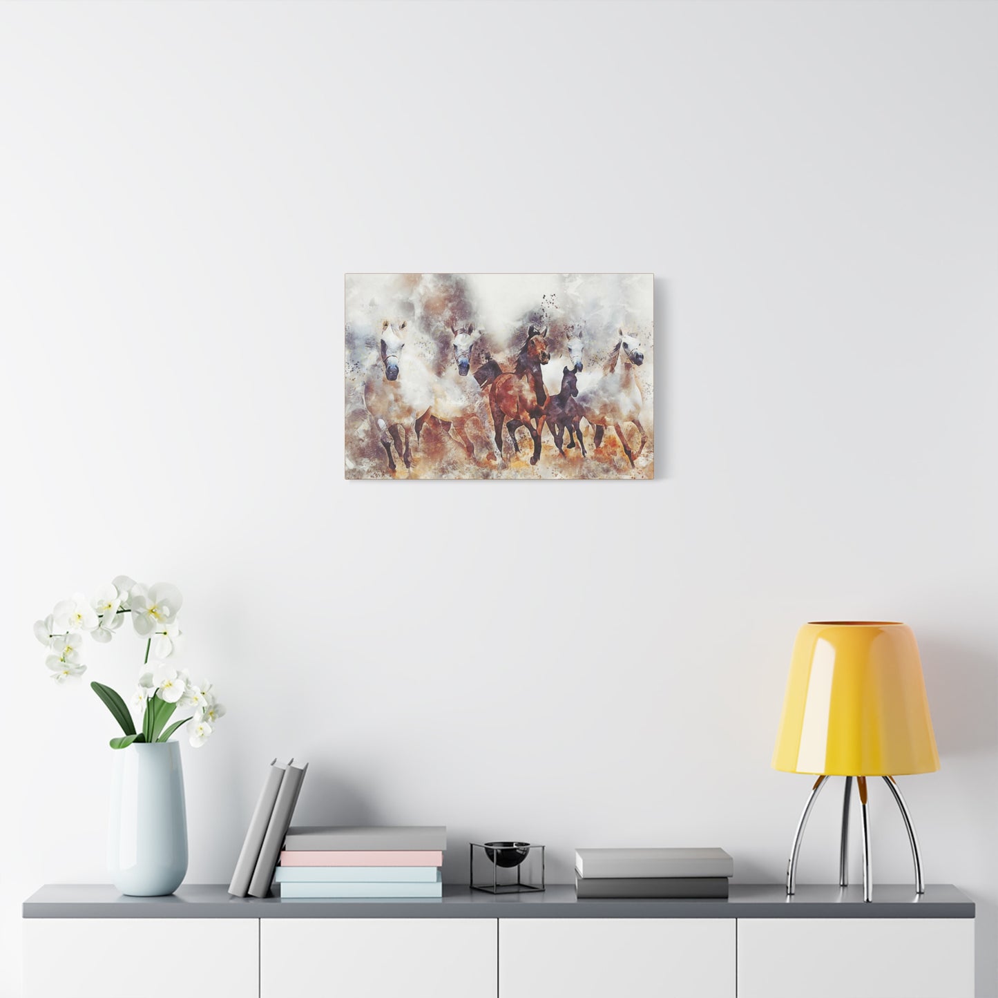 Horses Matte Canvas, Stretched, 1.25"