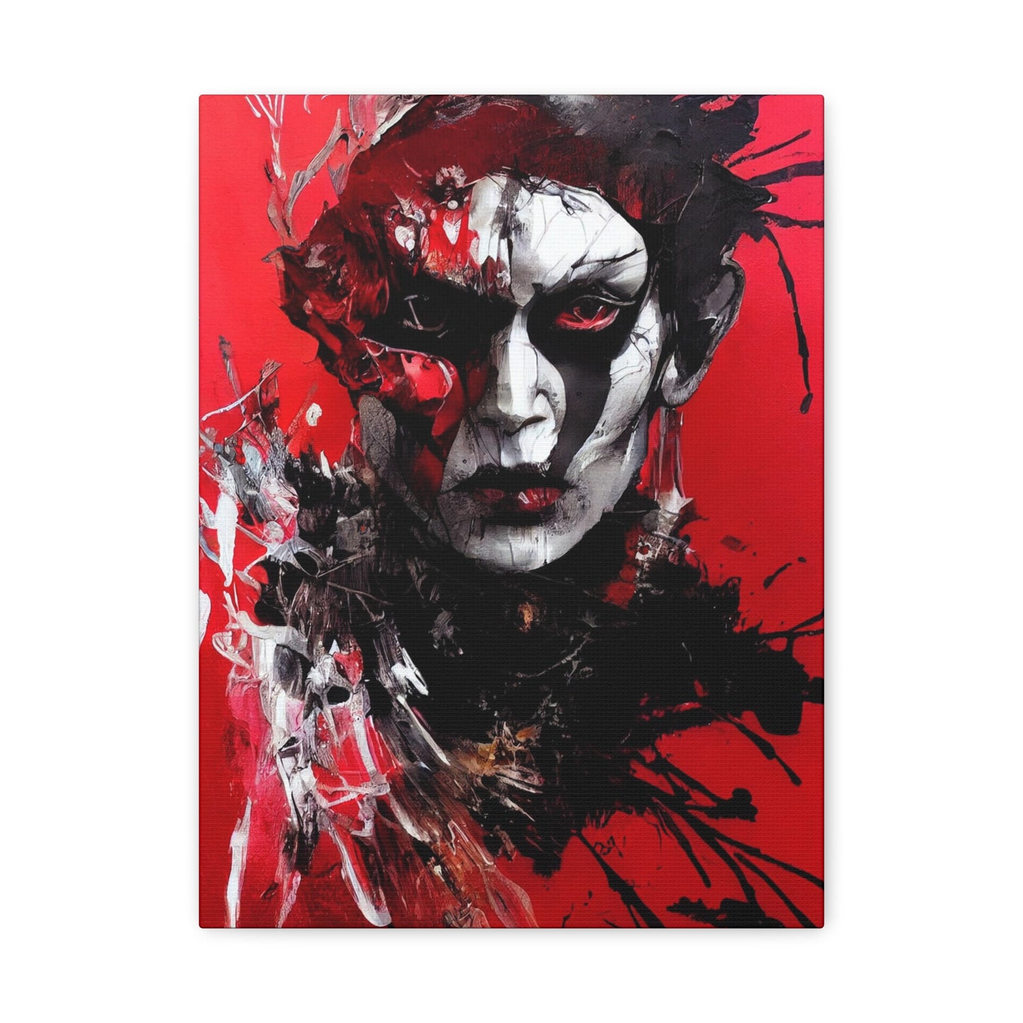 Shaman Red AI Gen Matte Canvas, Stretched, 1.25"