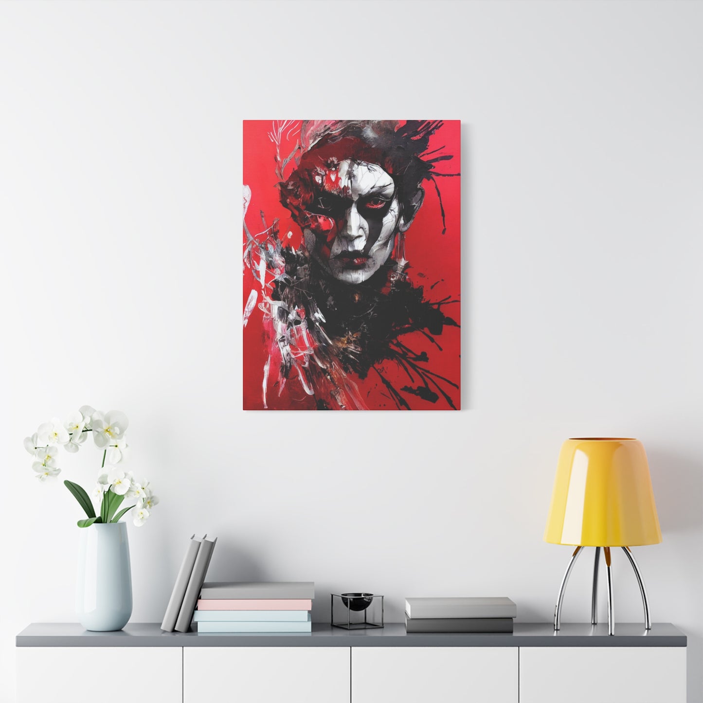 Shaman Red AI Gen Matte Canvas, Stretched, 1.25"