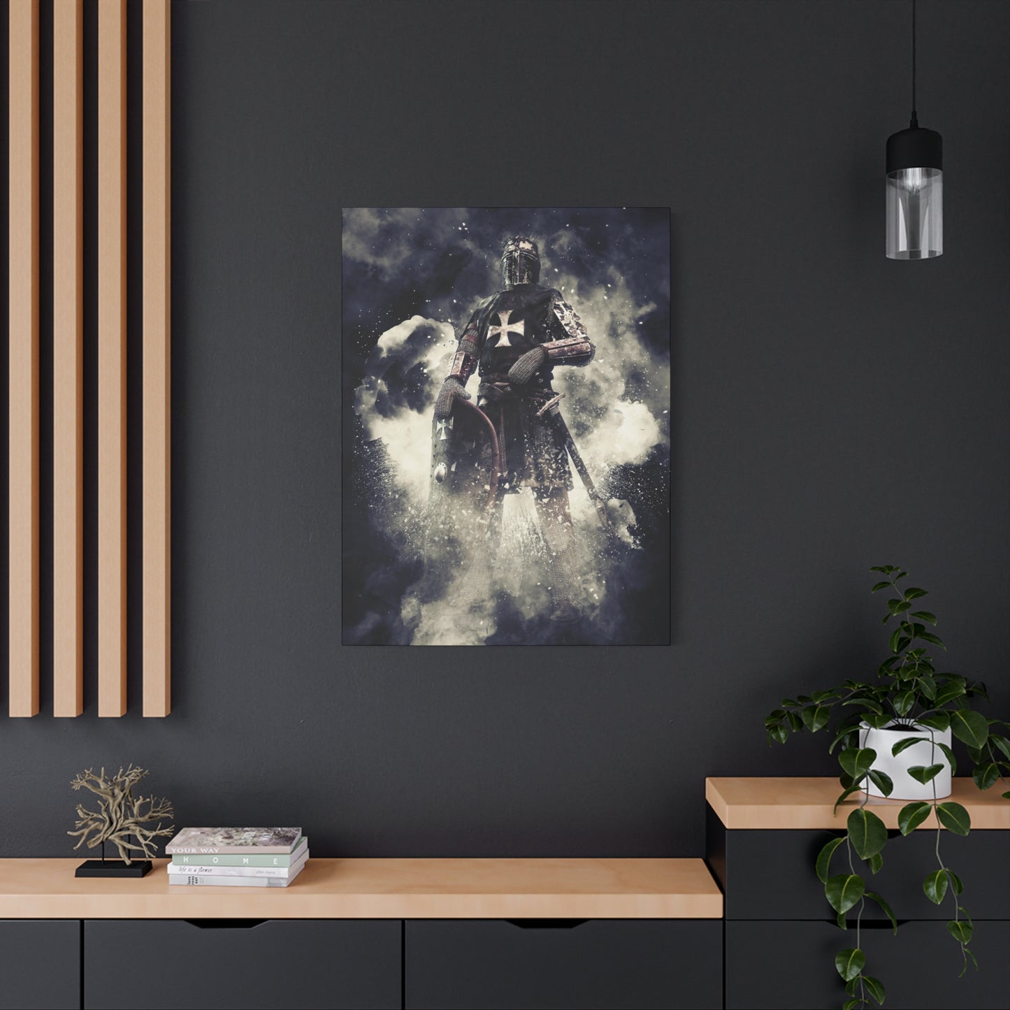 Knight Crusader Matte Canvas, Stretched, 1.25"