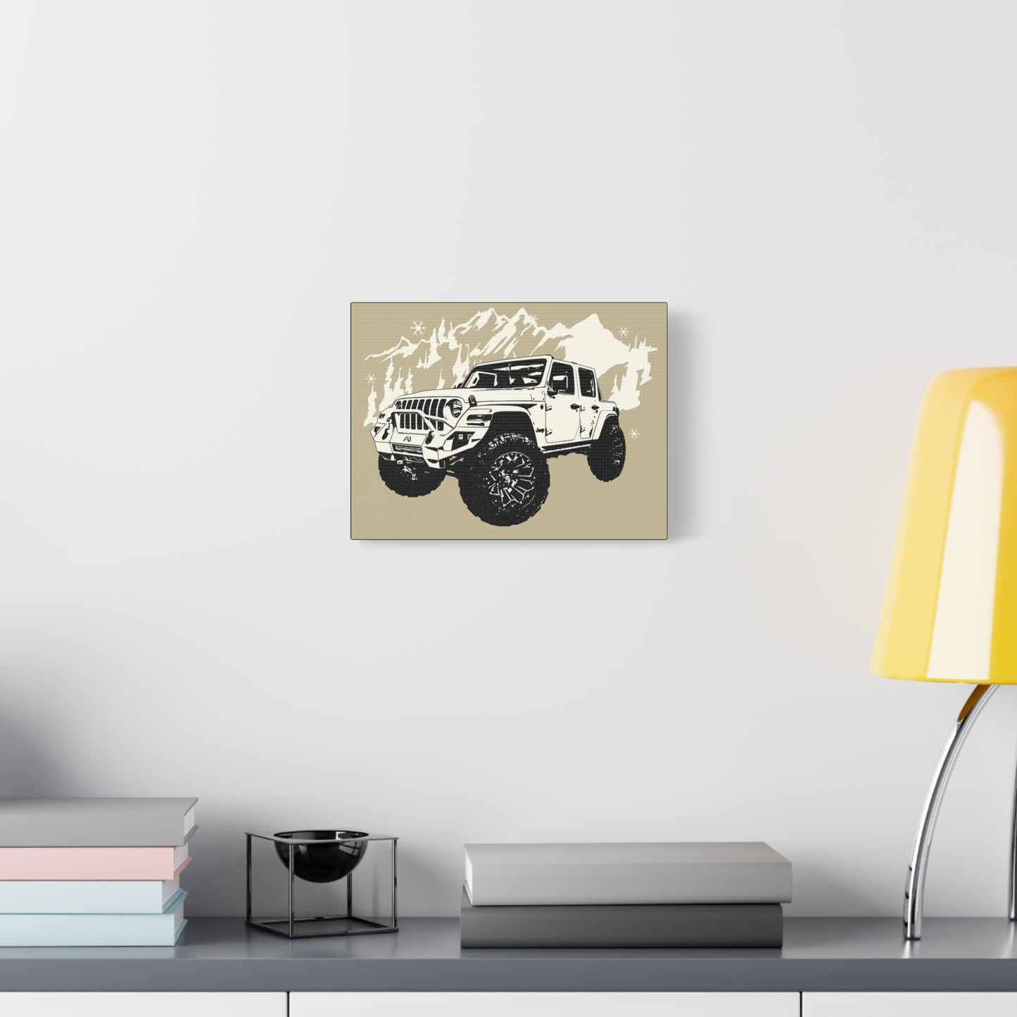 Jeep Matte Canvas, Stretched, 1.25"