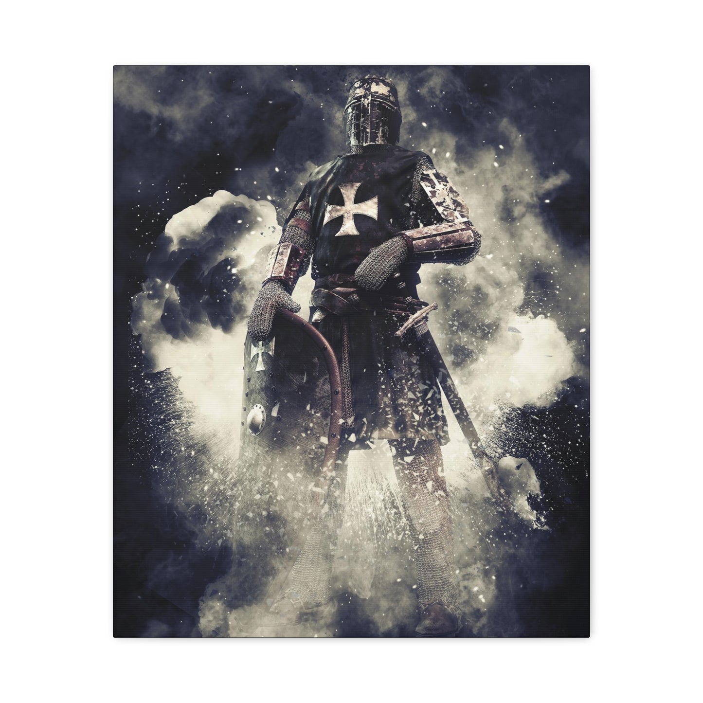 Knight Crusader Matte Canvas, Stretched, 1.25"