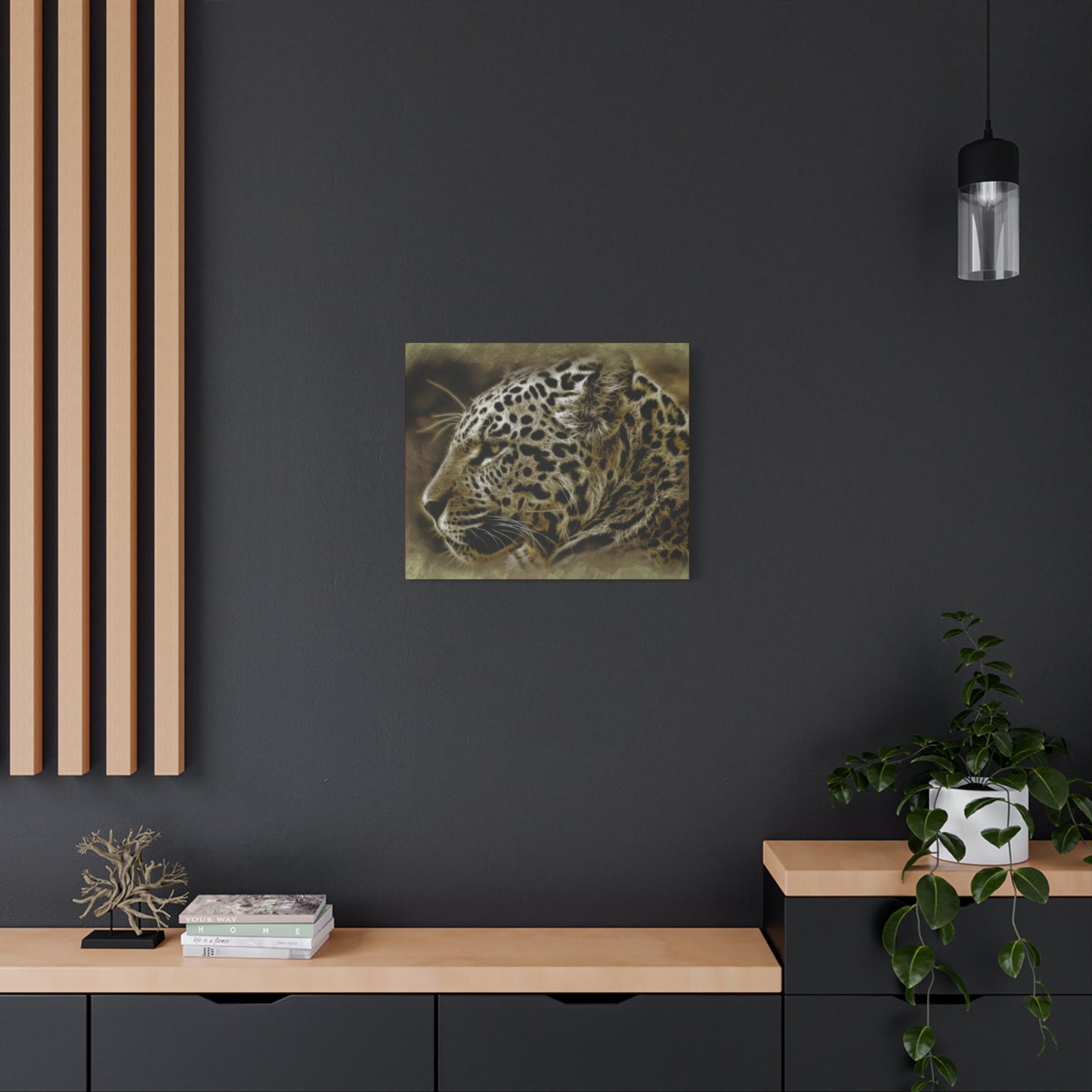 Jaguar Matte Canvas, Stretched, 1.25"