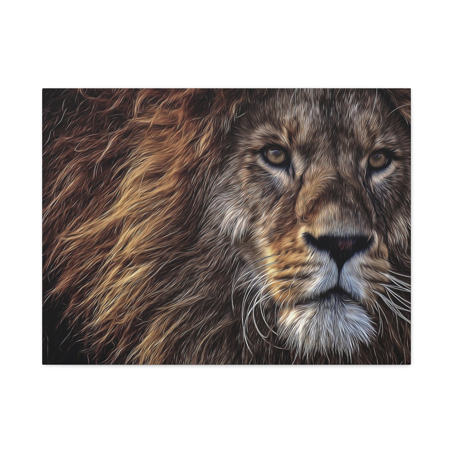 Lion Matte Canvas, Stretched, 1.25"