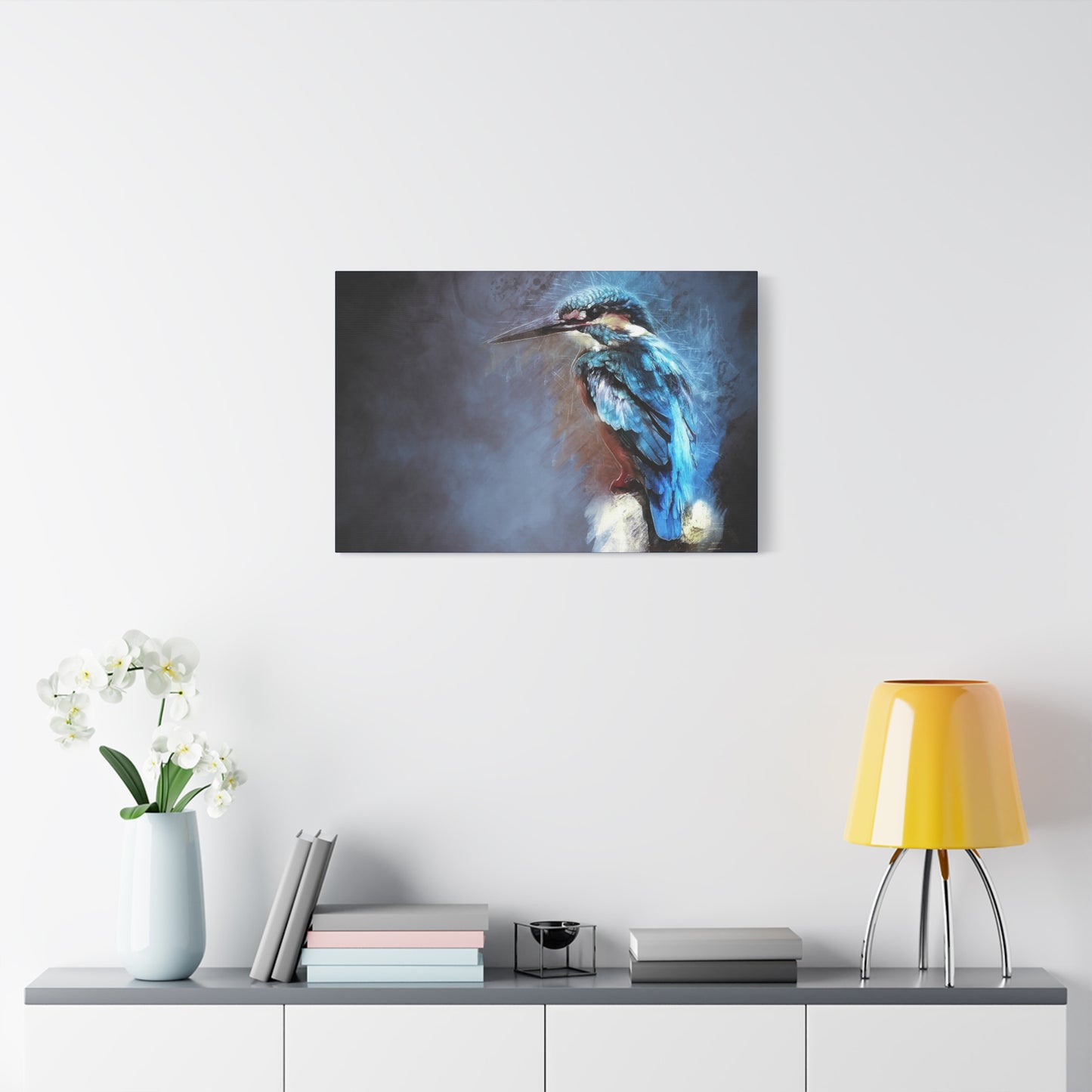 Kingfisher Matte Canvas, Stretched, 1.25"