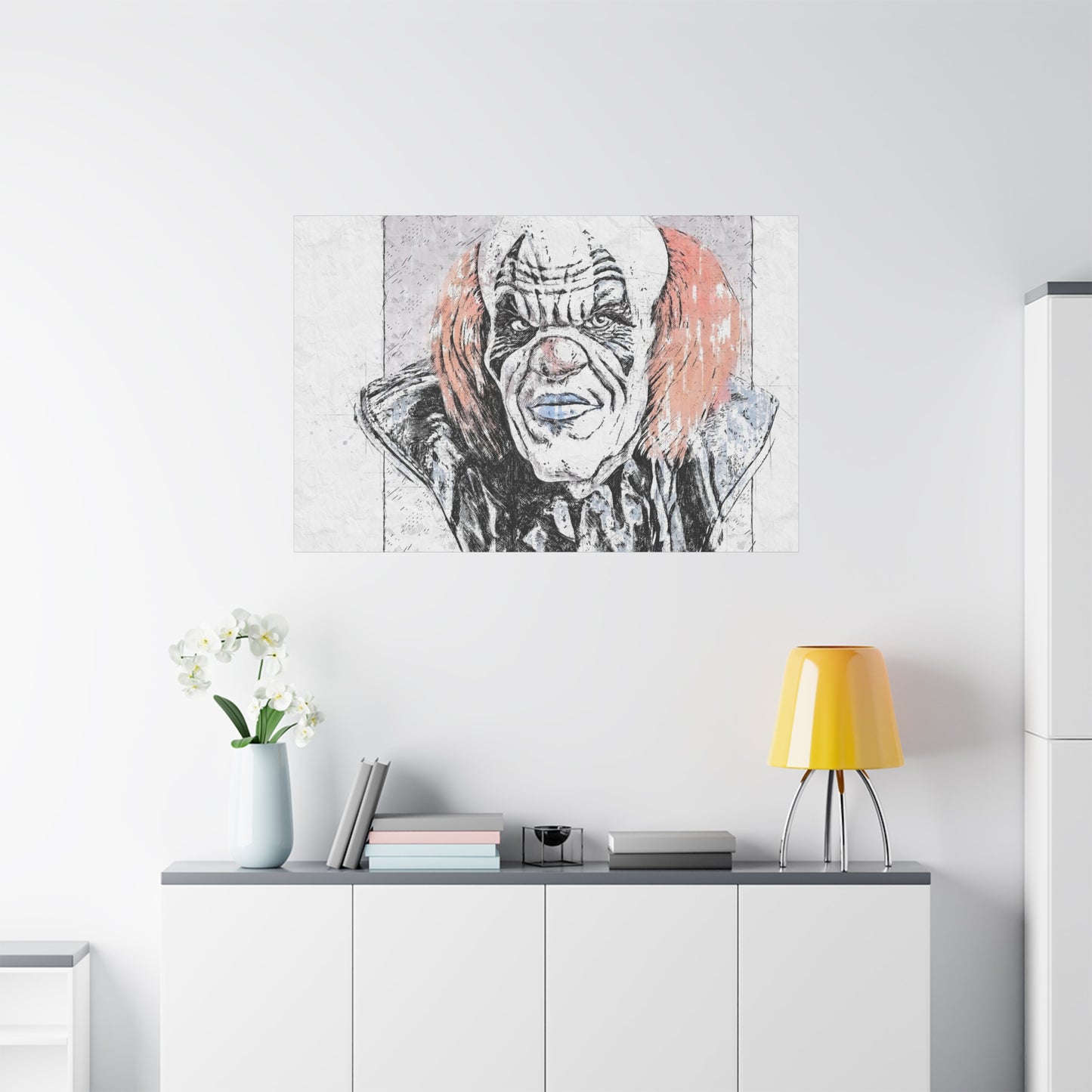 Clown Matte Canvas, Stretched, 1.25"