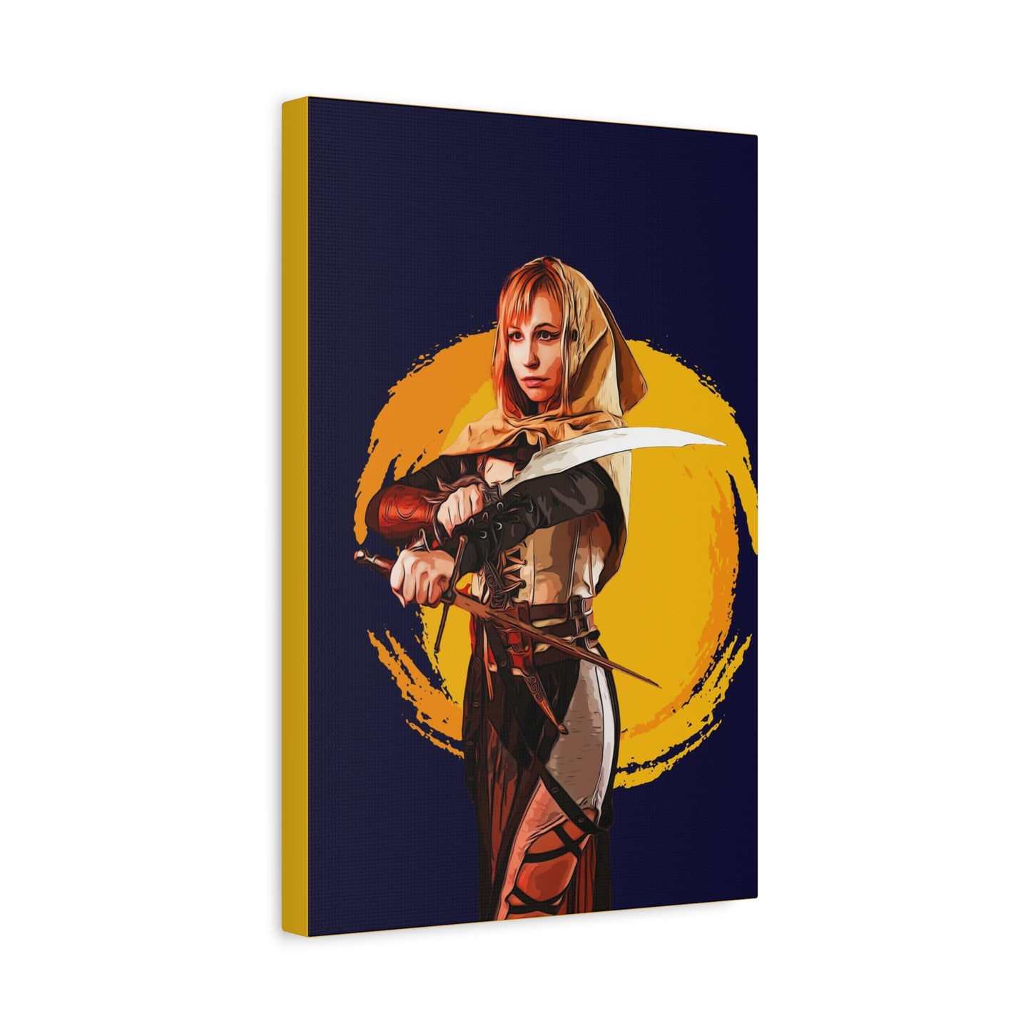 Cosplay Woman Warrior Matte Canvas, Stretched, 1.25"