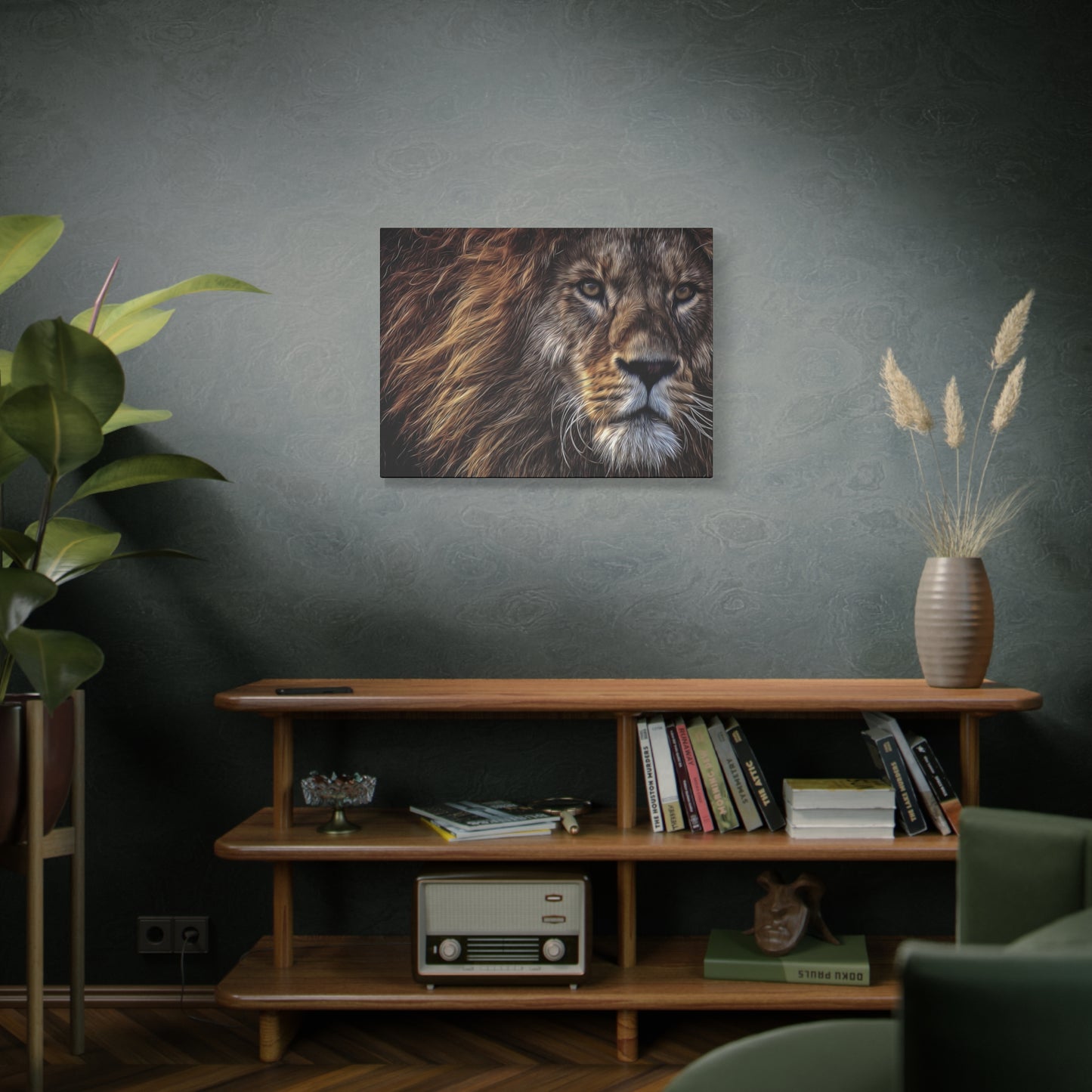 Lion Matte Canvas, Stretched, 1.25"