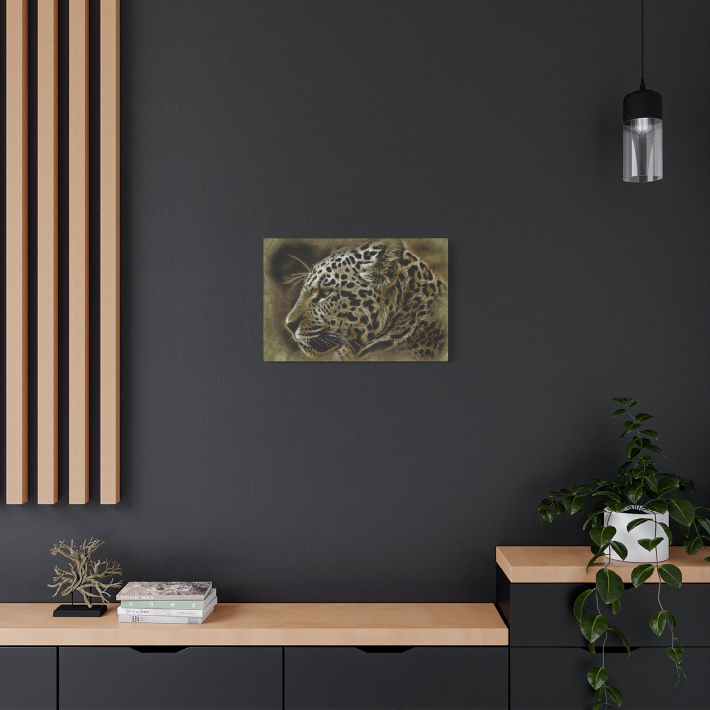 Jaguar Matte Canvas, Stretched, 1.25"
