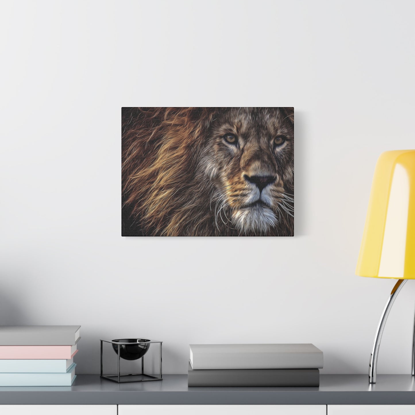 Lion Matte Canvas, Stretched, 1.25"