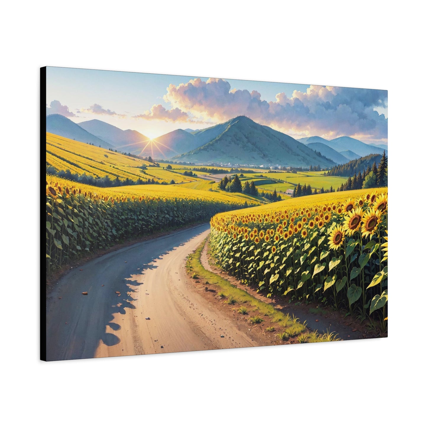 SunflowerAI Gen Matte Canvas, Stretched, 1.25"