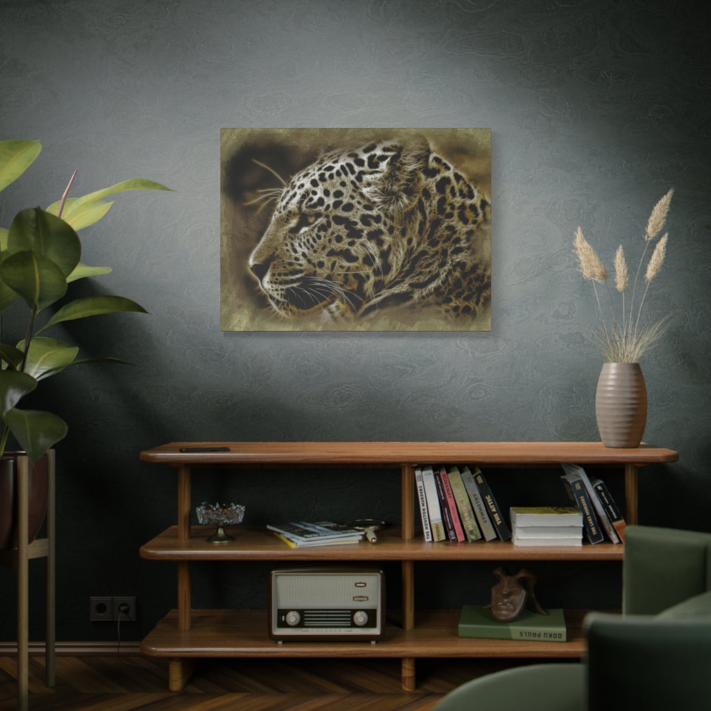 Jaguar Matte Canvas, Stretched, 1.25"