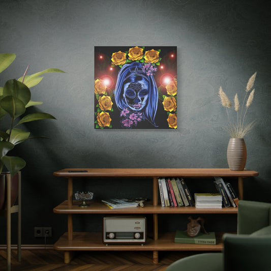 Day of the dead Matte Canvas, Stretched, 1.25"