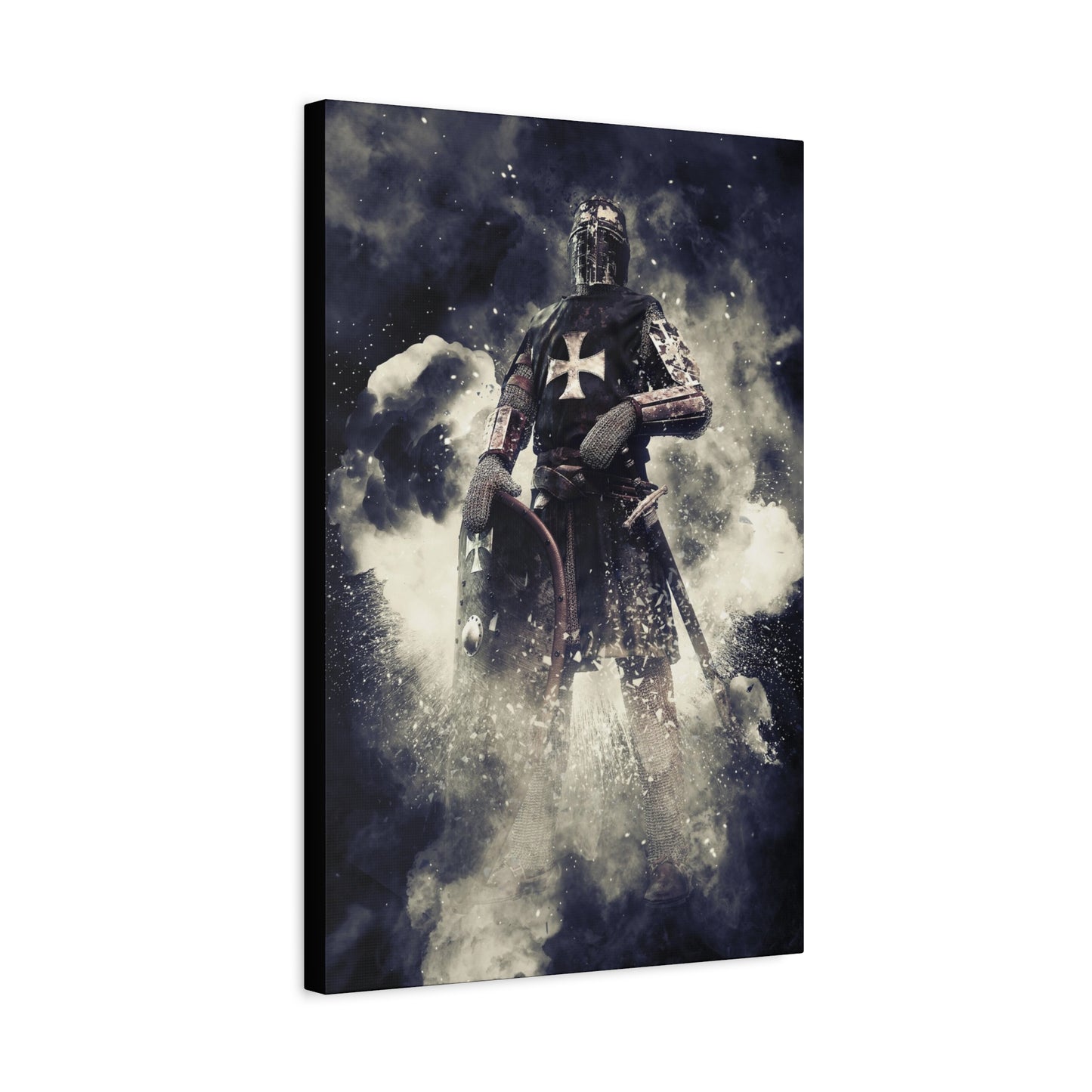 Knight Crusader Matte Canvas, Stretched, 1.25"